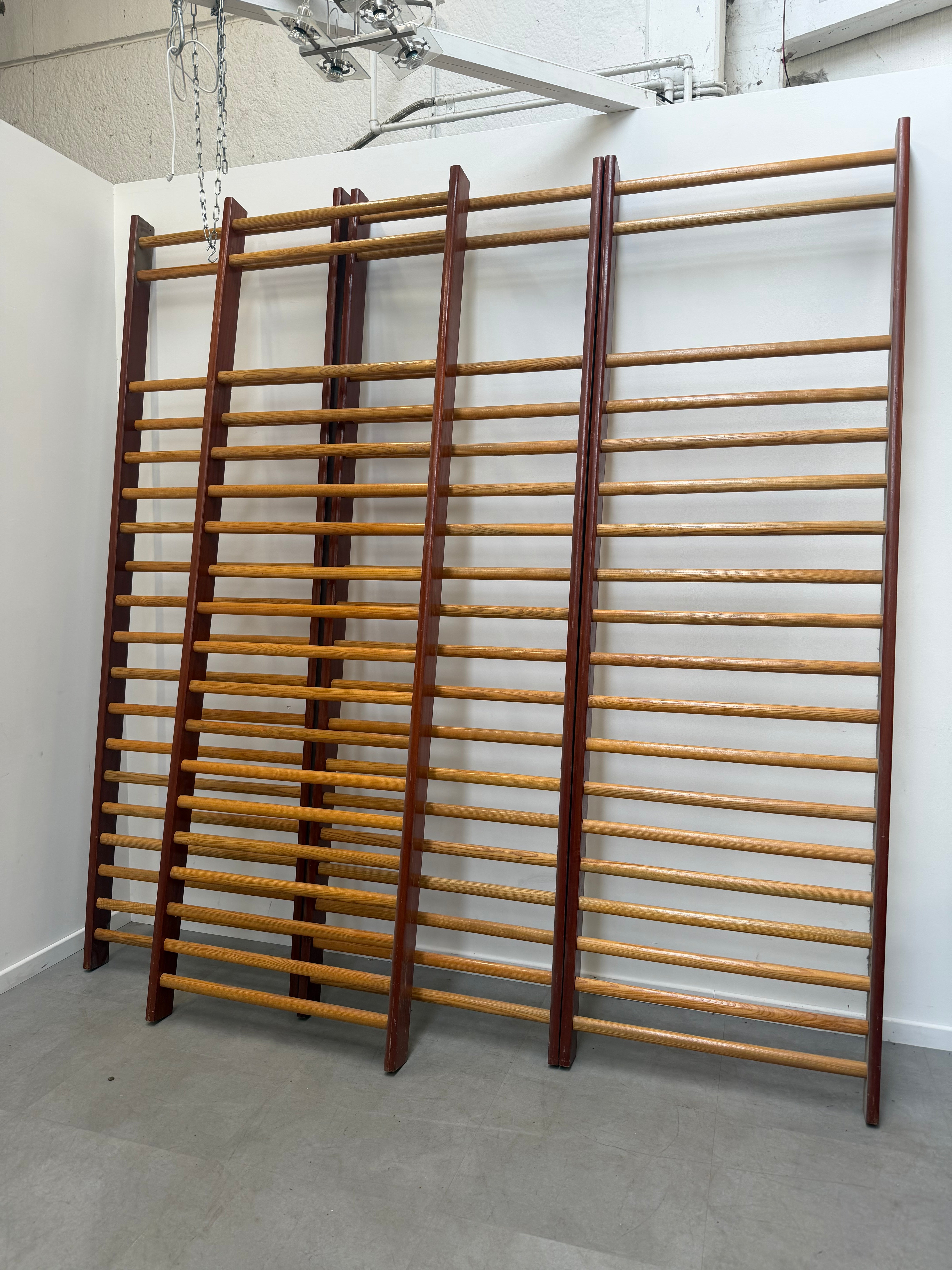 Swedish Wall Bars / Gym Wall Ladder – Solid Wood – 285 x 90 cm (Price Per Piece)
