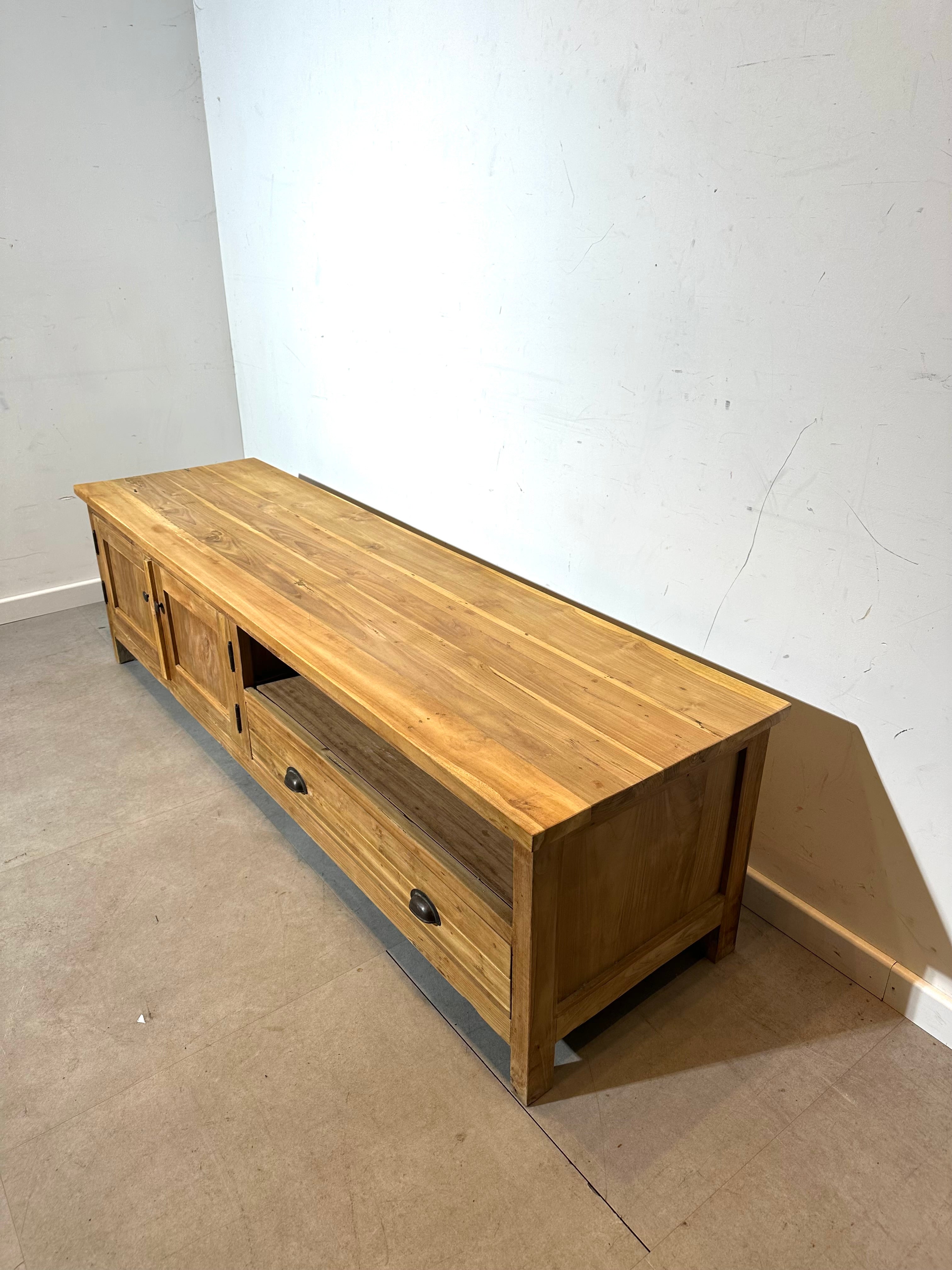 Solid Teak TV Cabinet