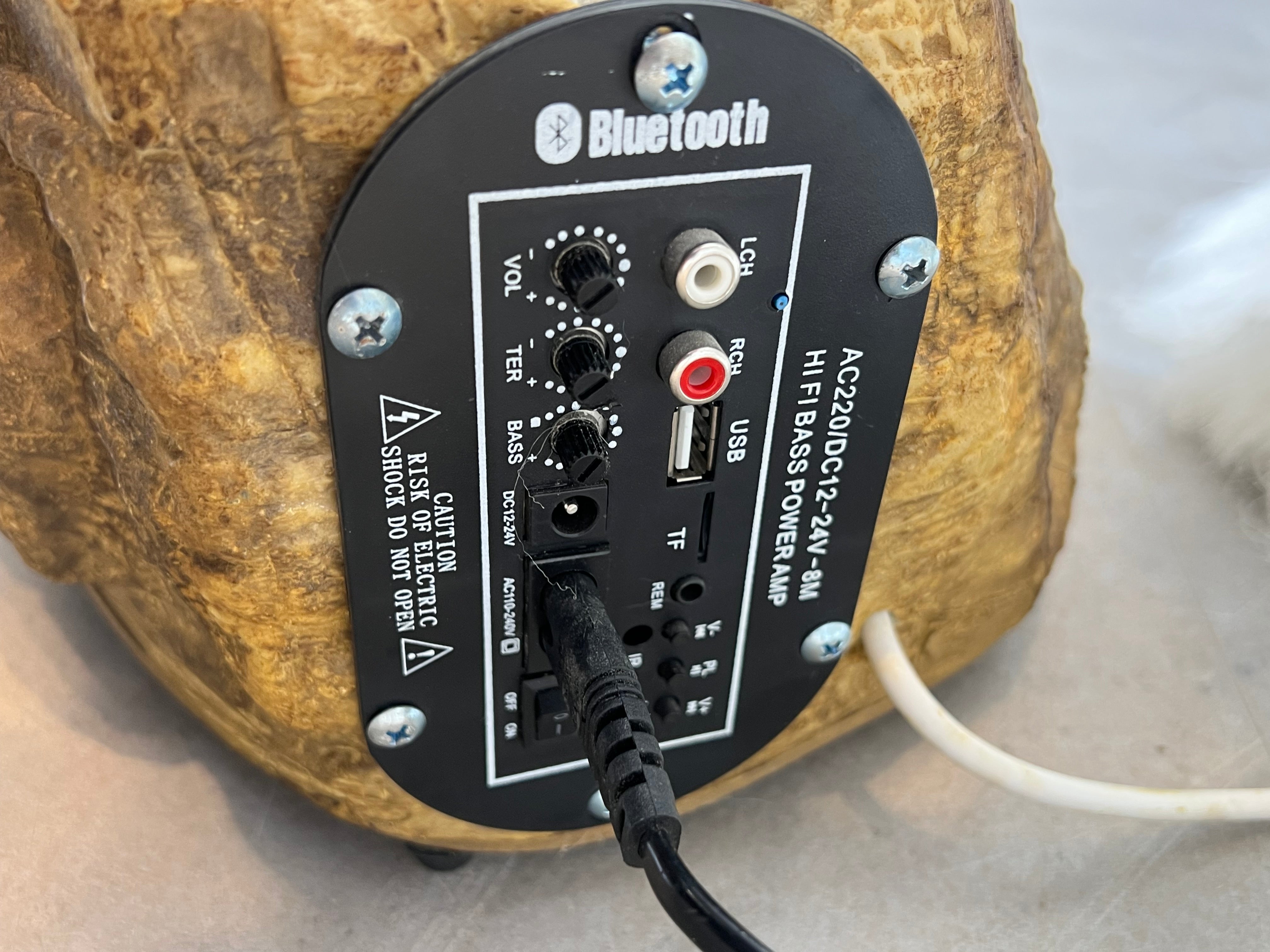 Large Moving Polar Bear with Integrated Bluetooth Speaker