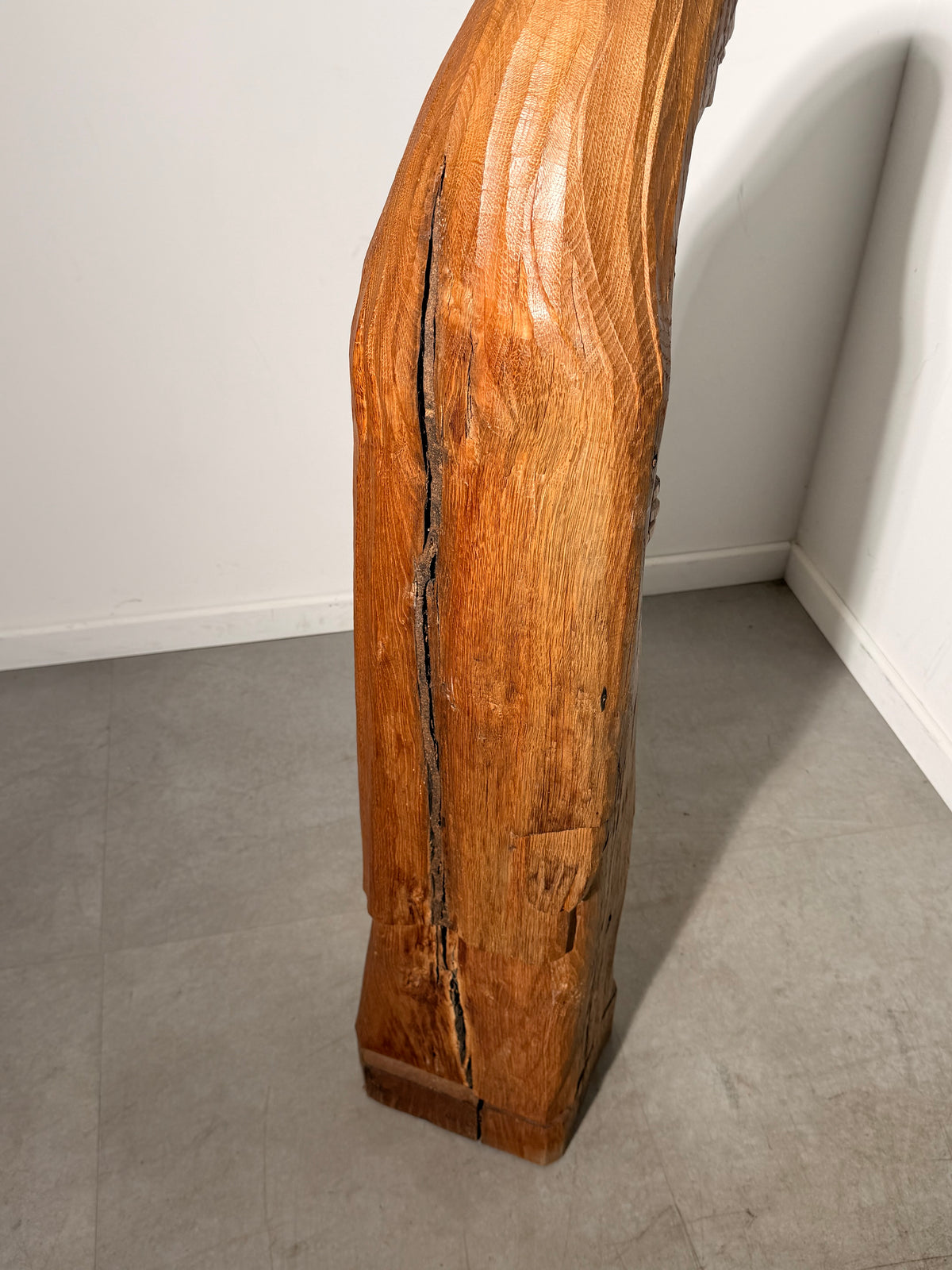 Rutger Rosier – Carved Wooden Female Sculpture XL