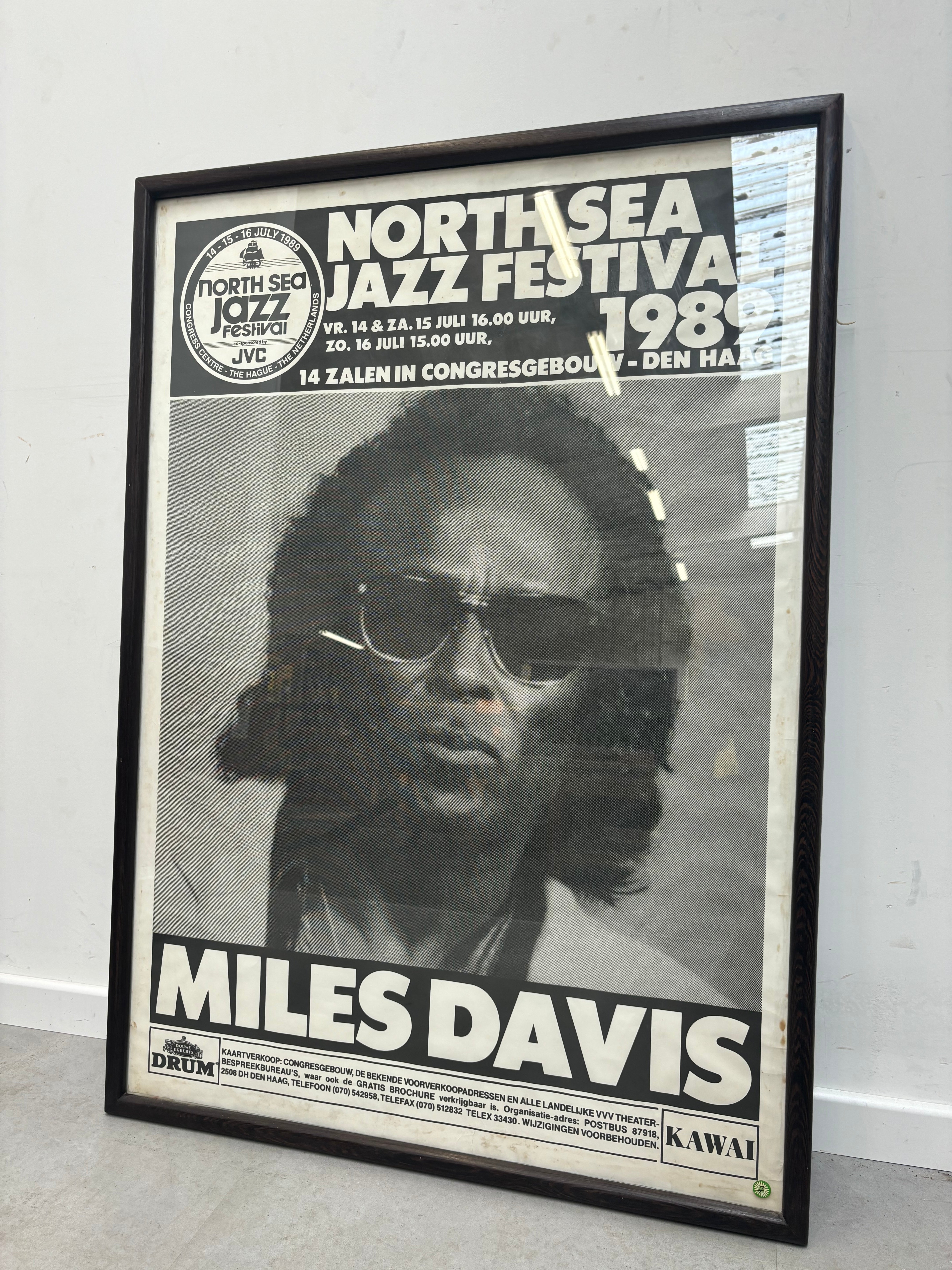 Miles Davis Poster - 1989 North Sea Jazz Festival