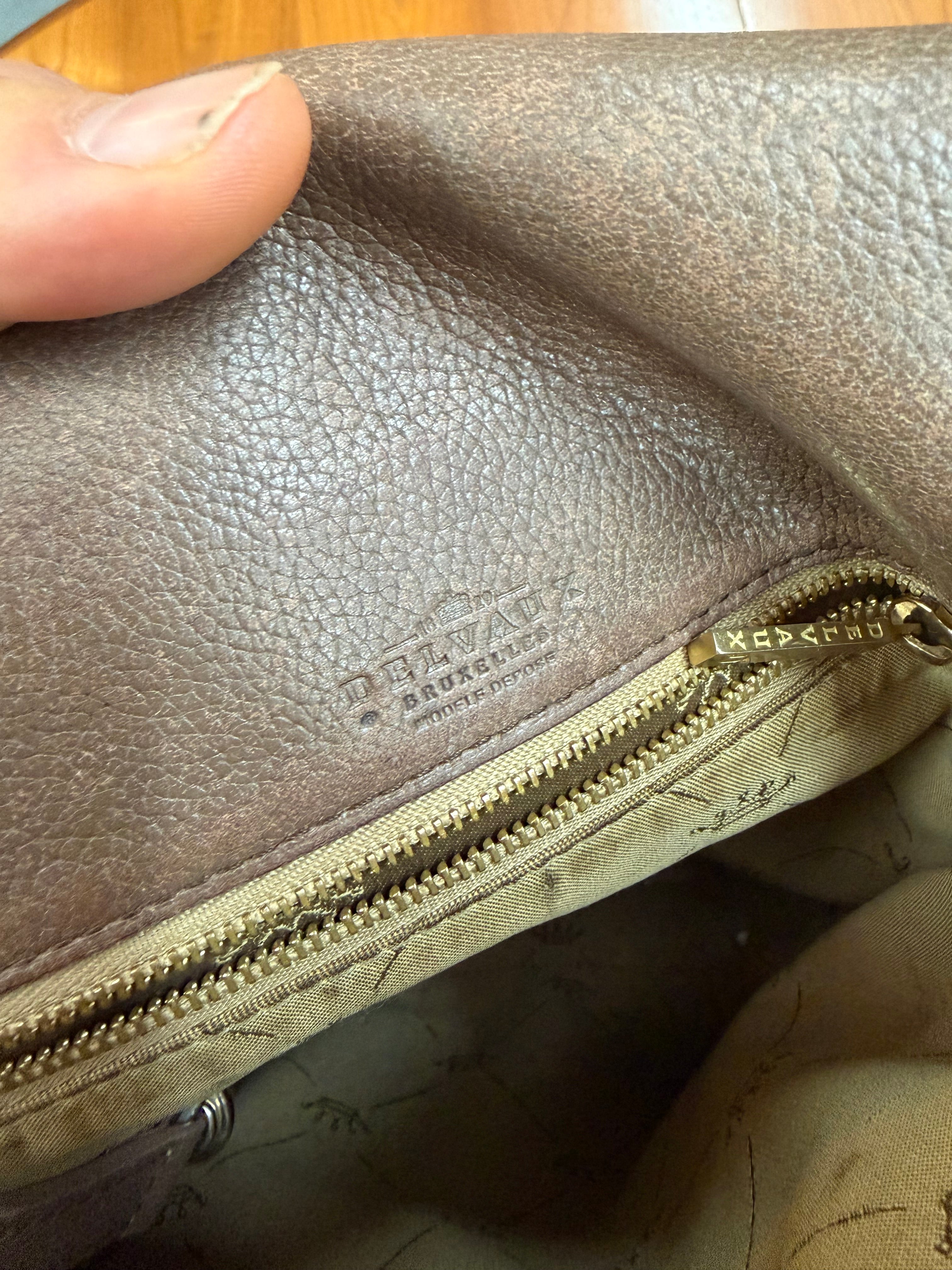 Delvaux Louise Tressé Baudrier PM