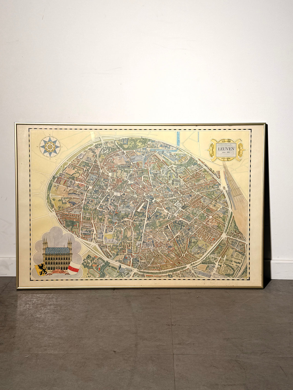 Illustrated City Map of Leuven – Anno 1983