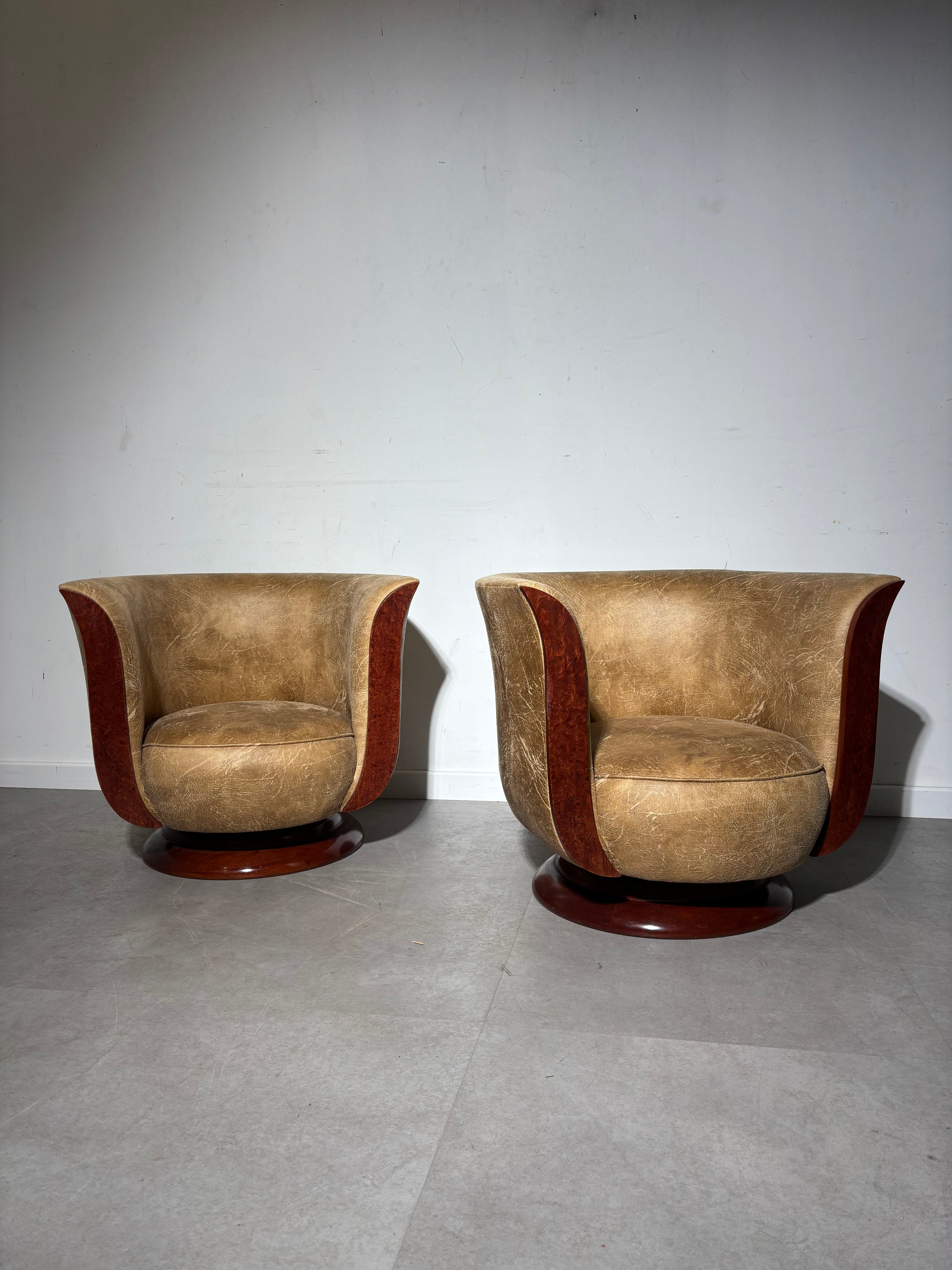 Art Deco “Hotel Le Malandre” Tulip Chair