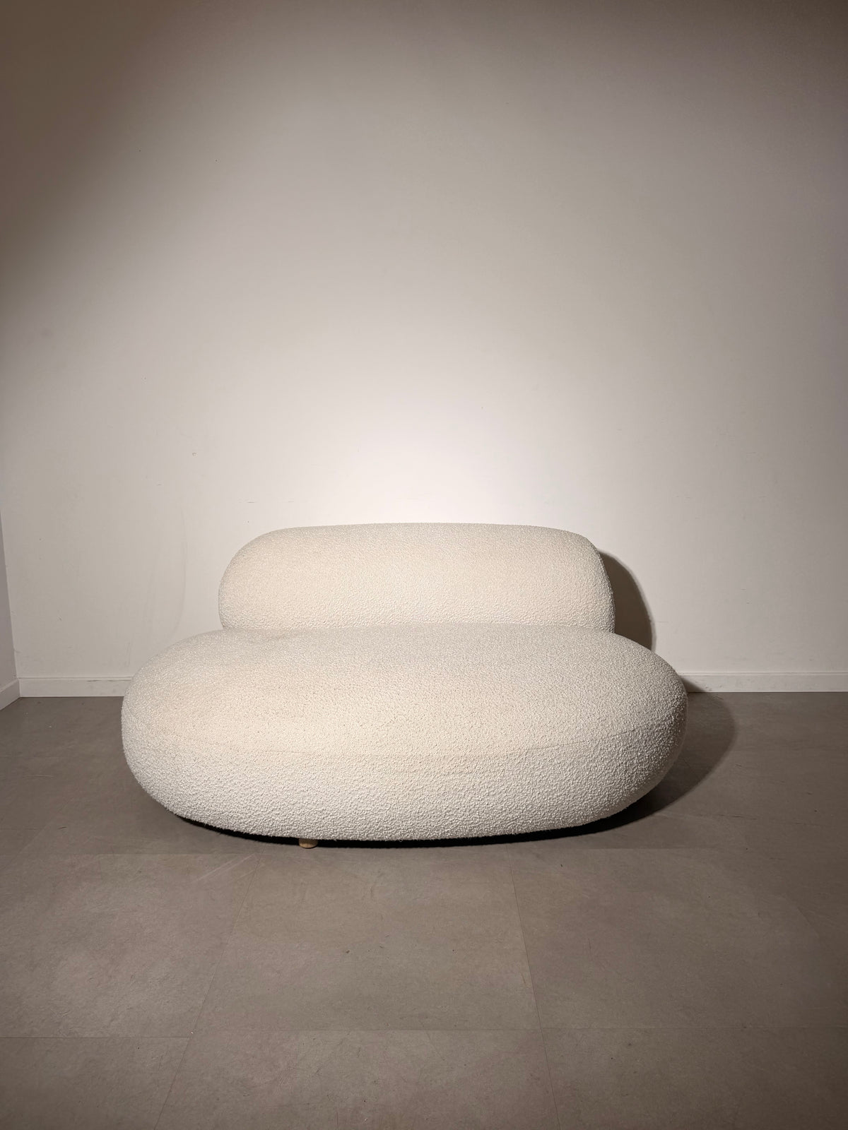 Organic Bouclé Loveseat