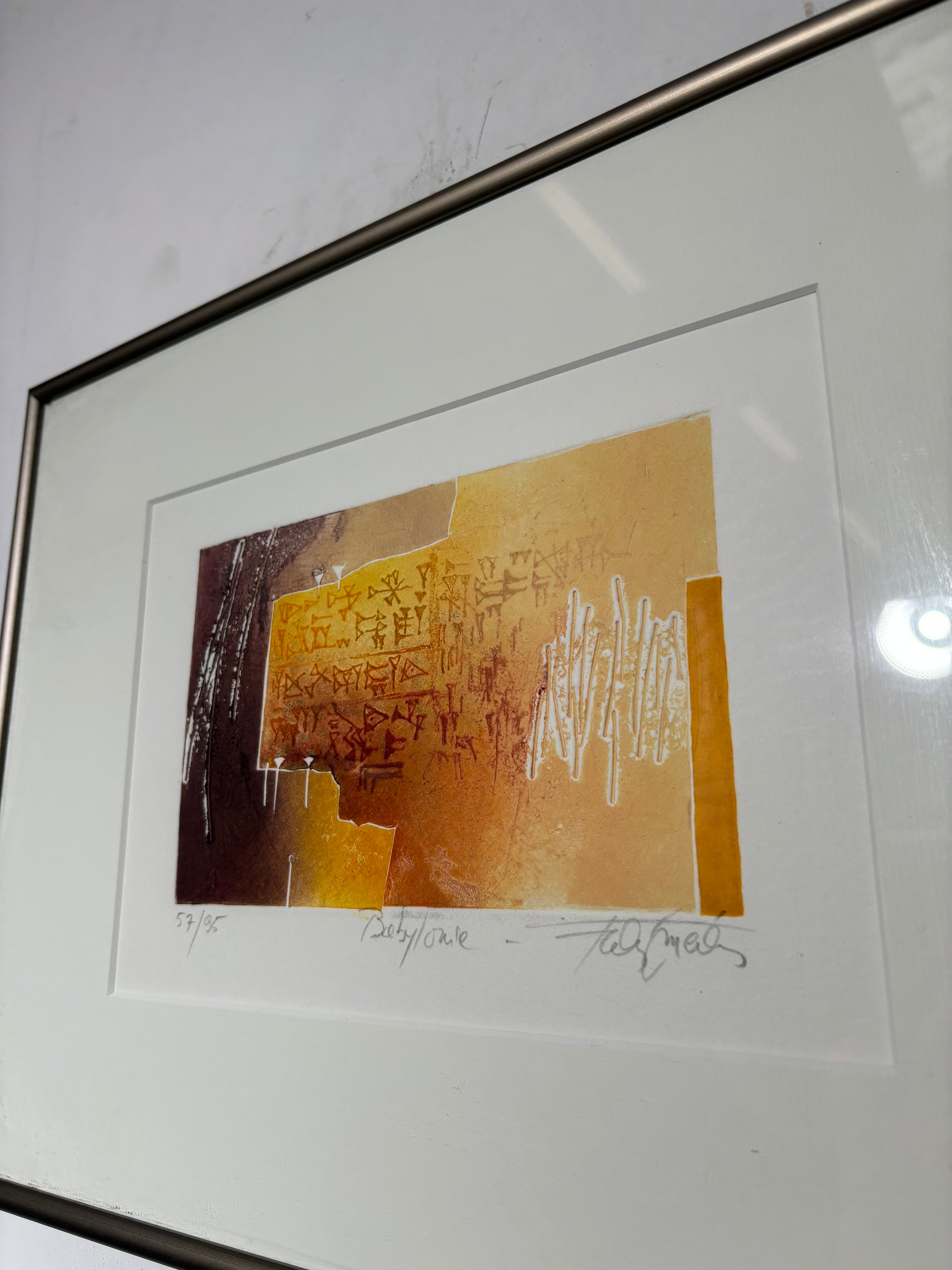 Gravure de Francis Méan « Babylonie »