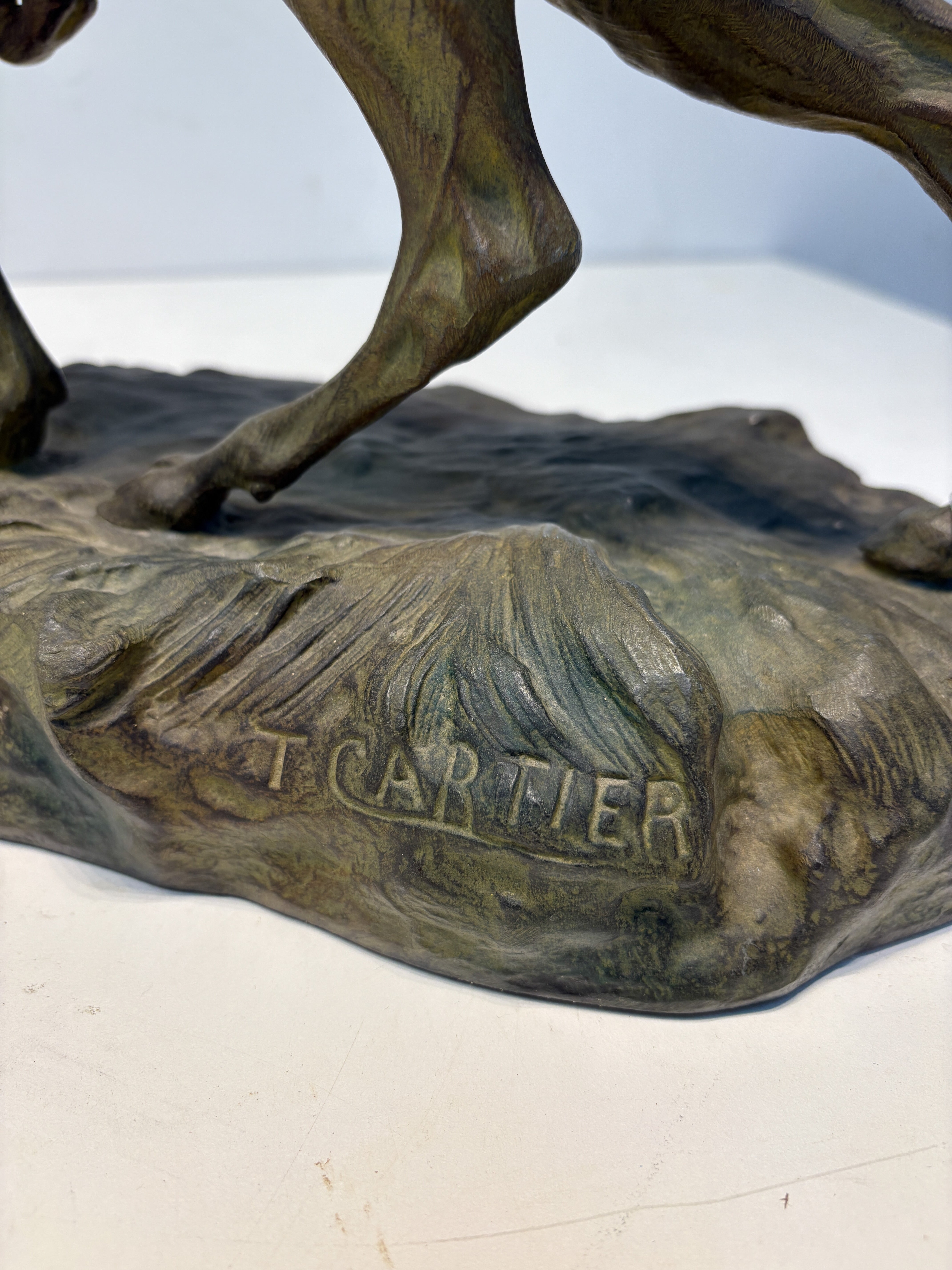 Statue of Fighting Stags