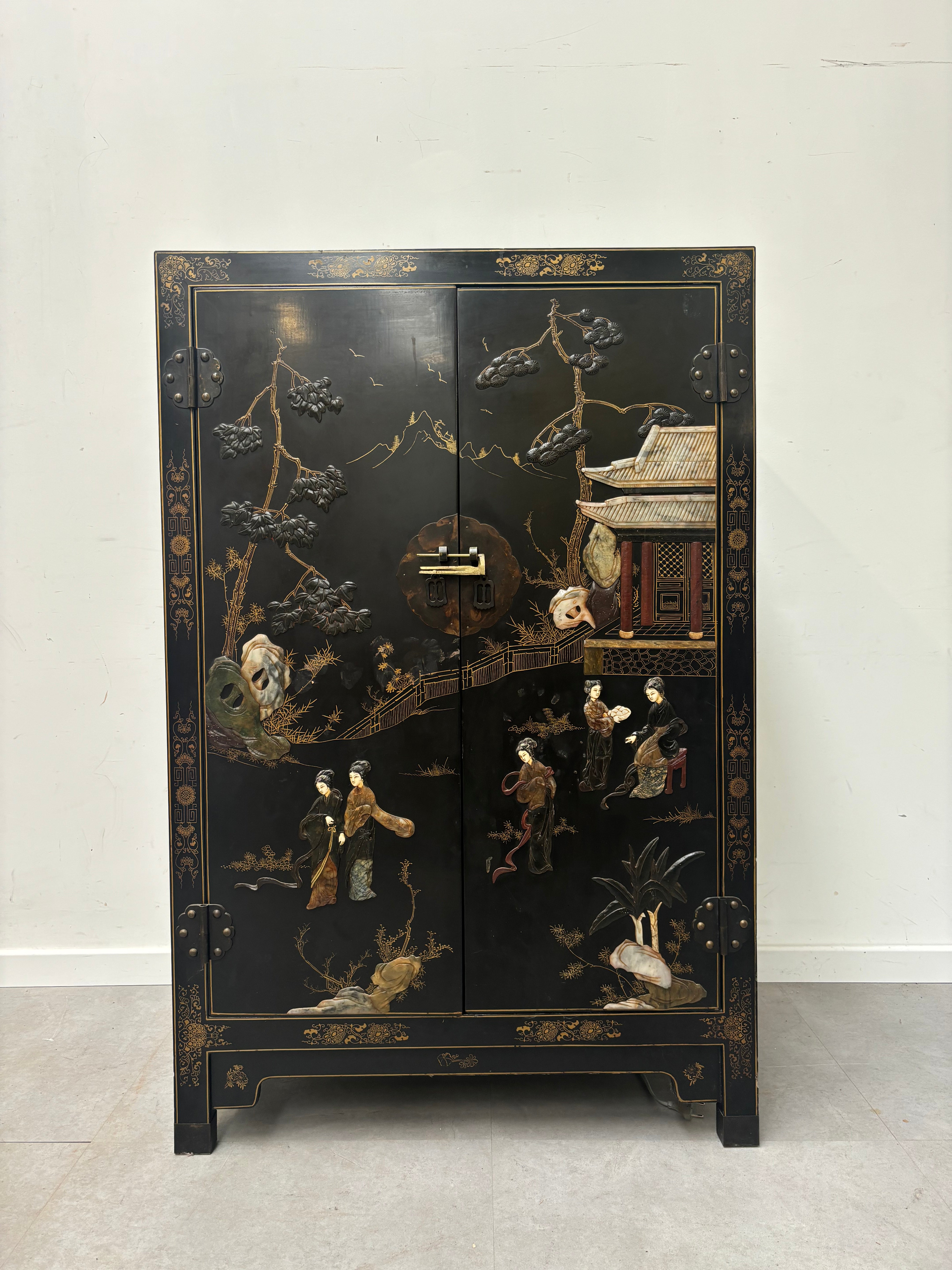 Chinese inlay cabinet