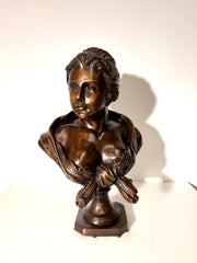 Bronze Bust Of Lady
