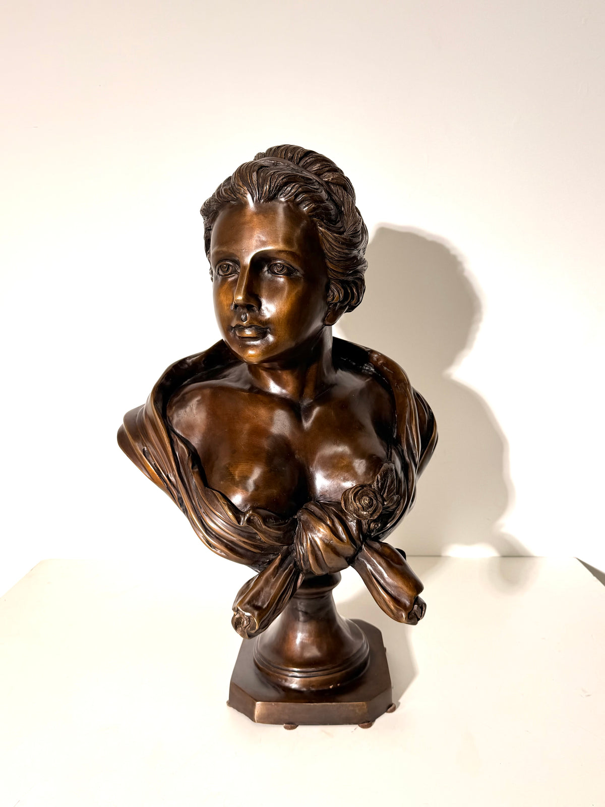 Bronze Bust Of Lady