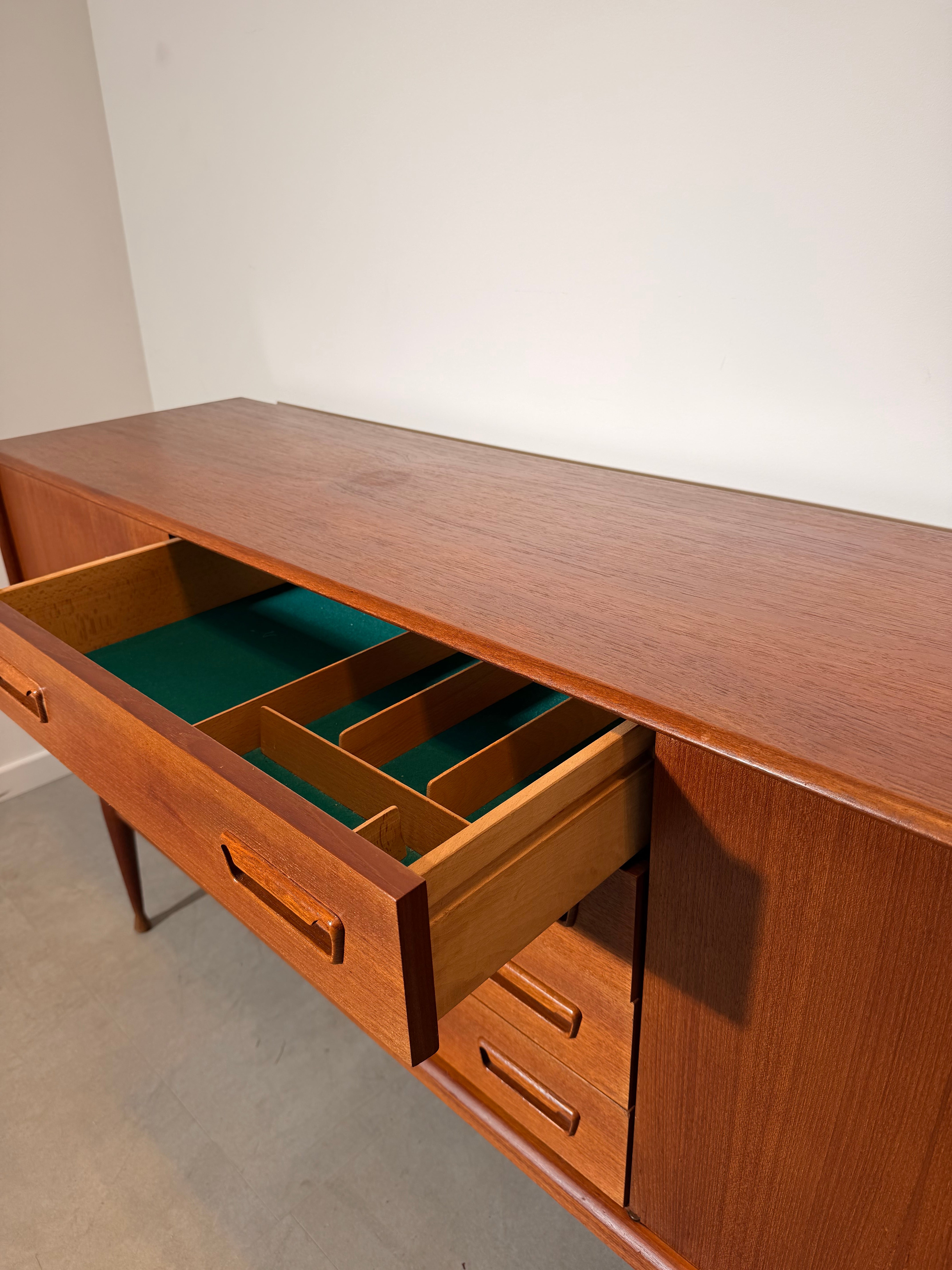 Vintage Mid-Century Teak Sideboard – 1960s