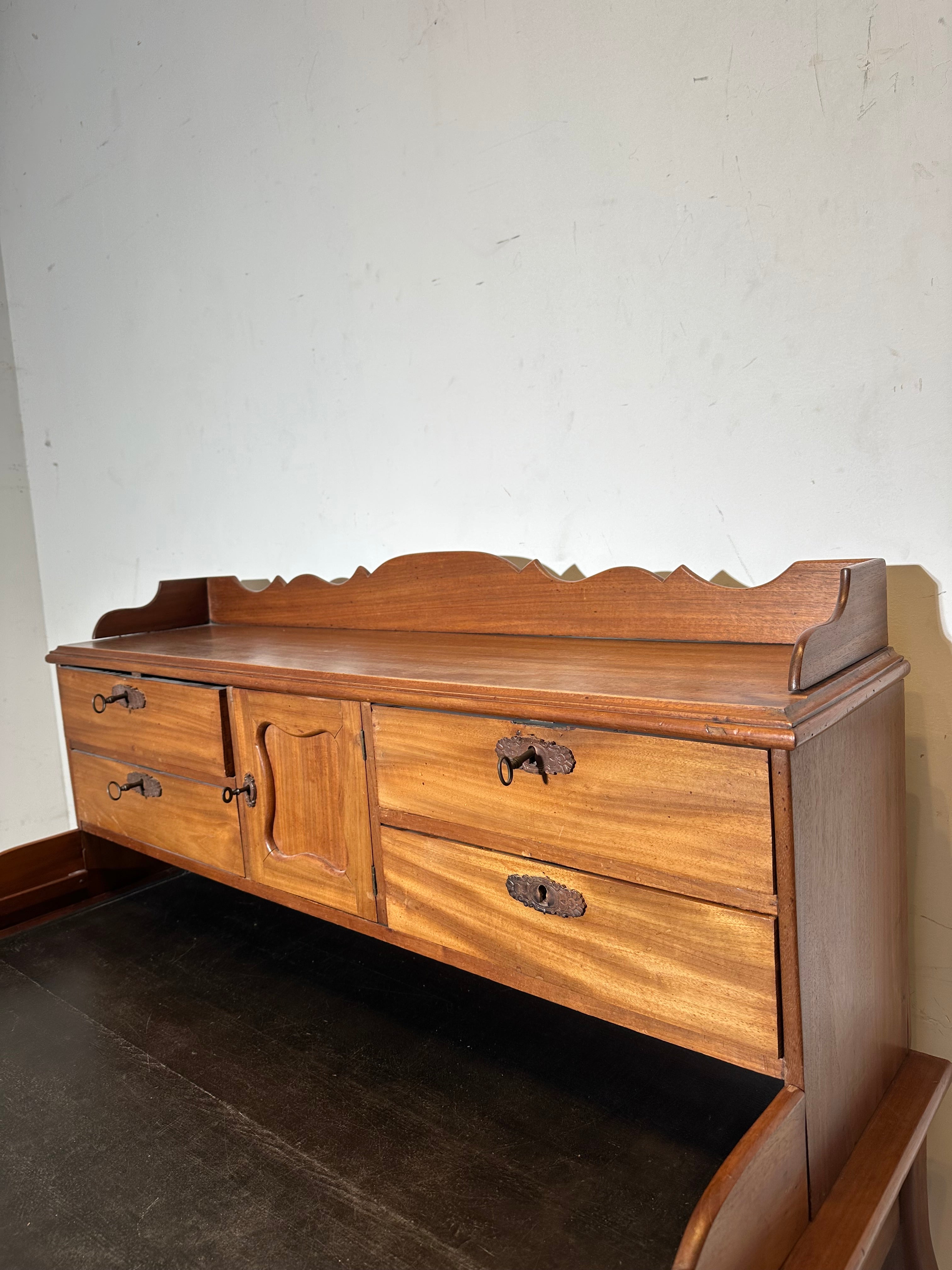 Antique Wooden Secretary Desk