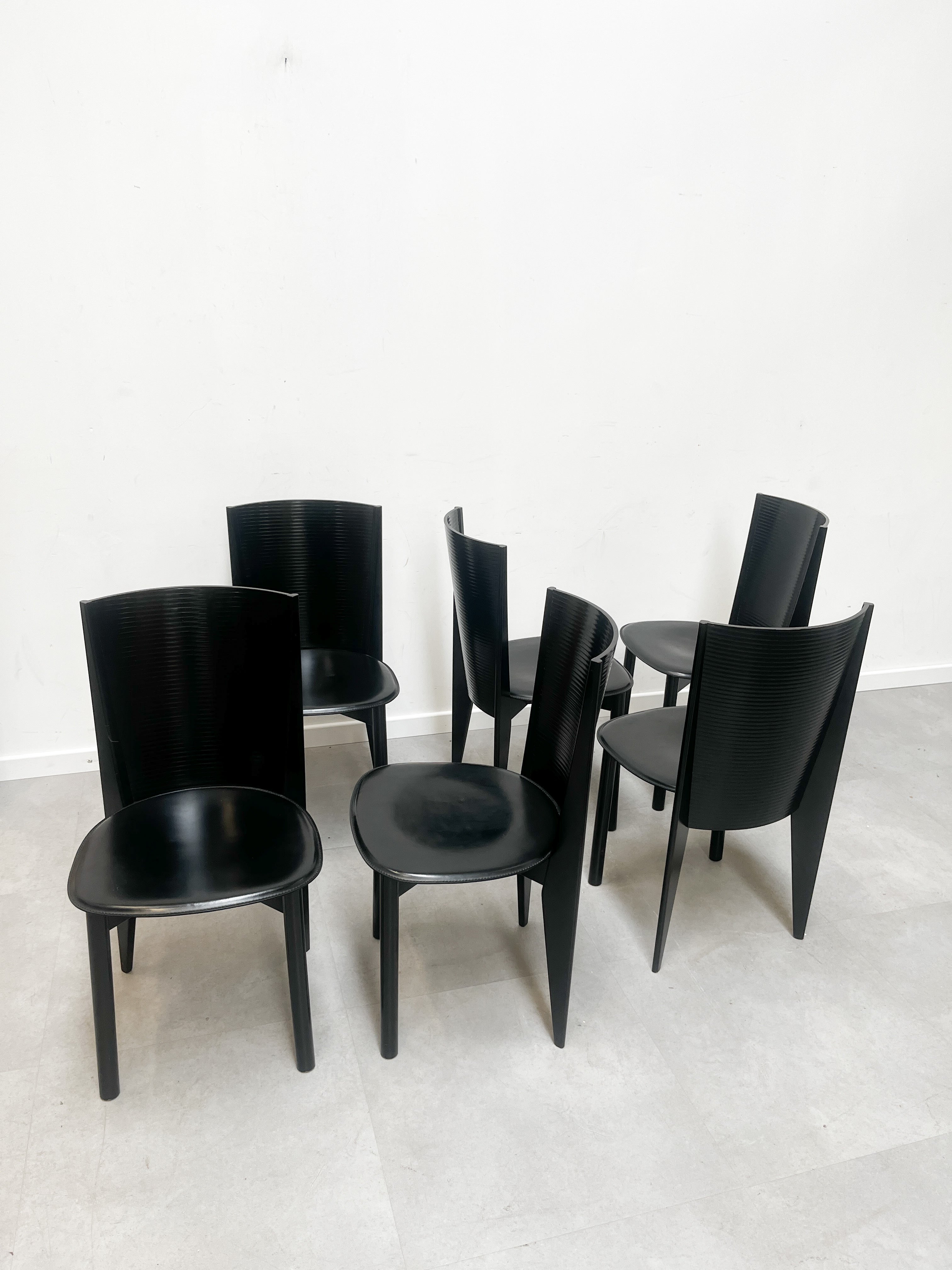 Ensemble de 6 chaises Calligaris