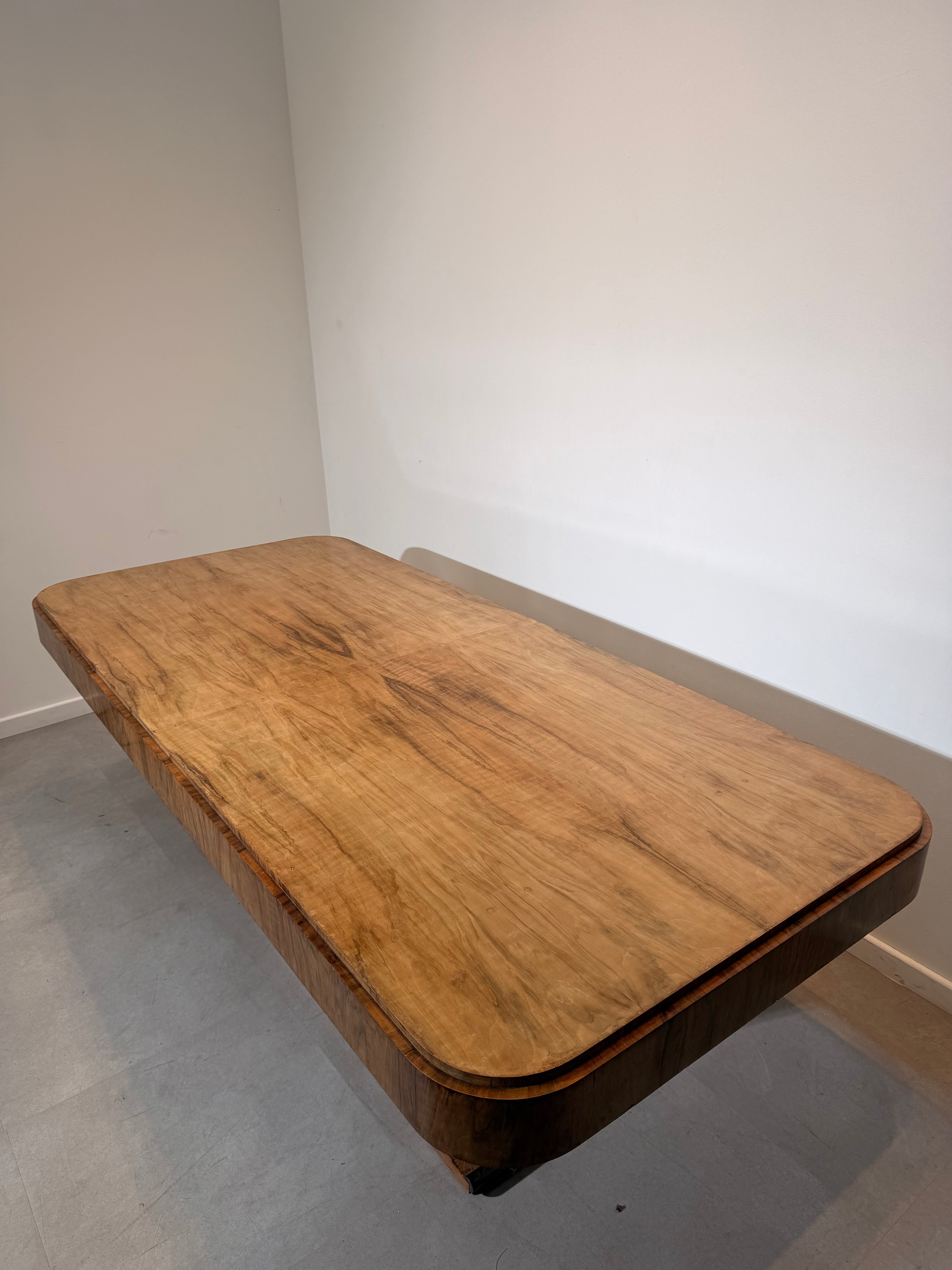 Art Deco Table With Glass Top
