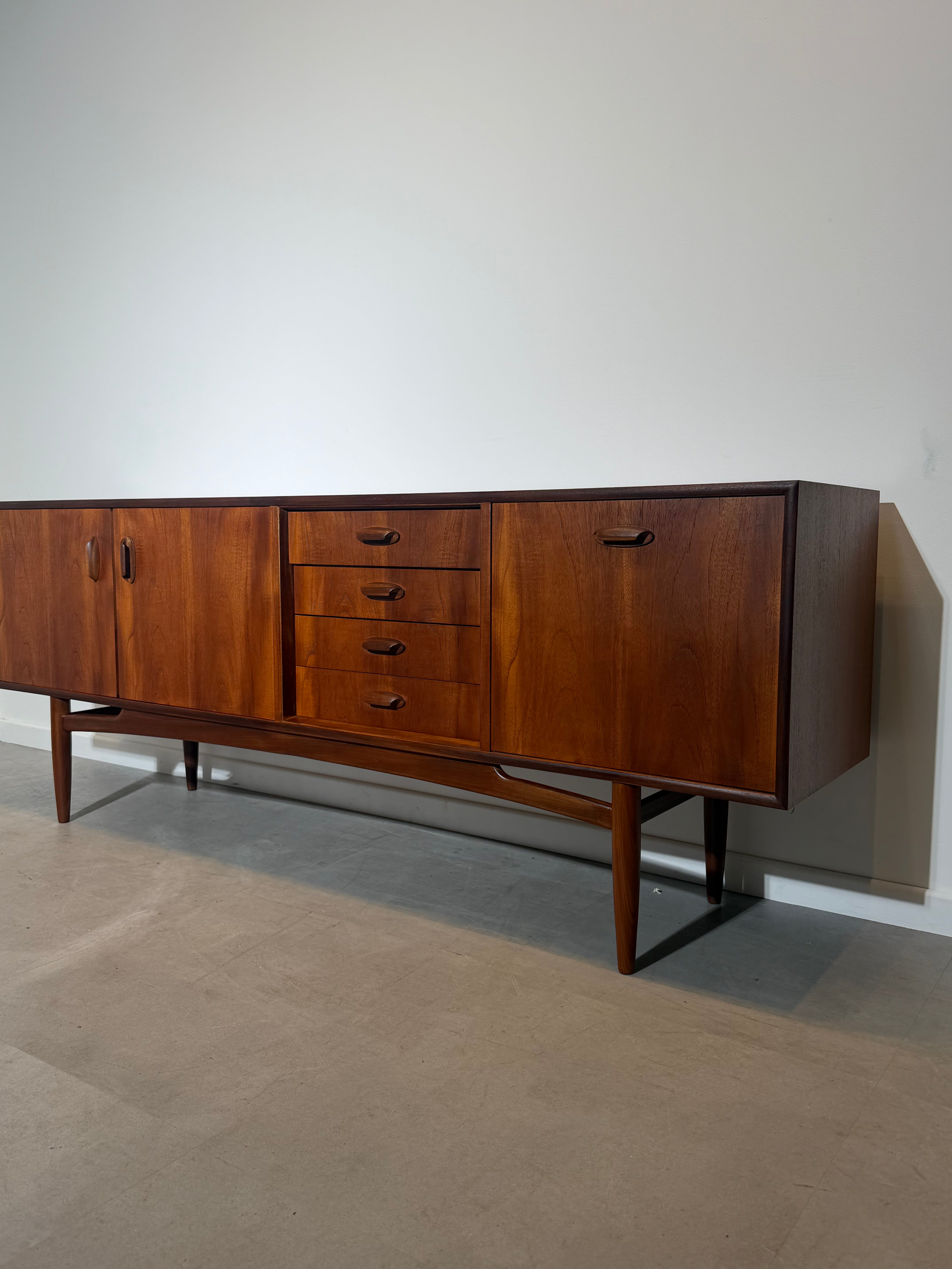 G-Plan “Brasilia” Sideboard by Victor Wilkins – Mid-Century Modern Teak Sideboard