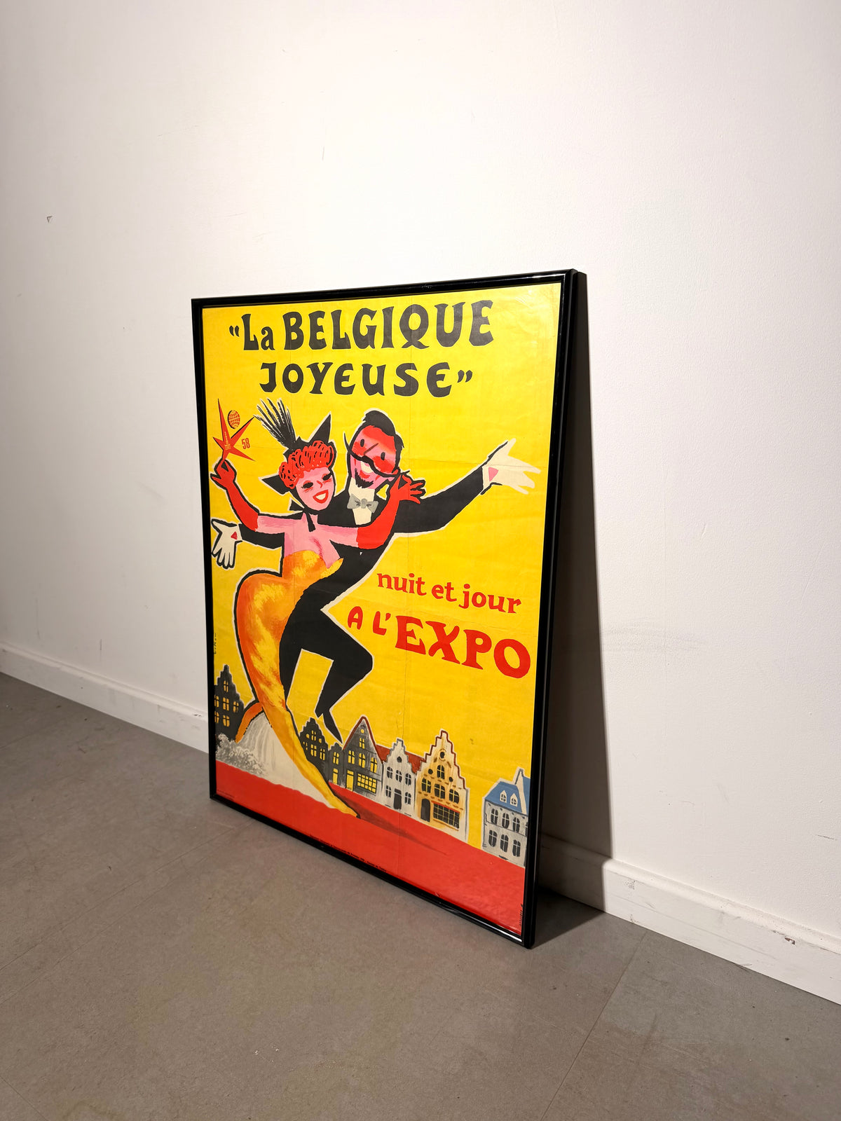 Original Expo 58 “La Belgique Joyeuse” Poster – Brussels World’s Fair 1958