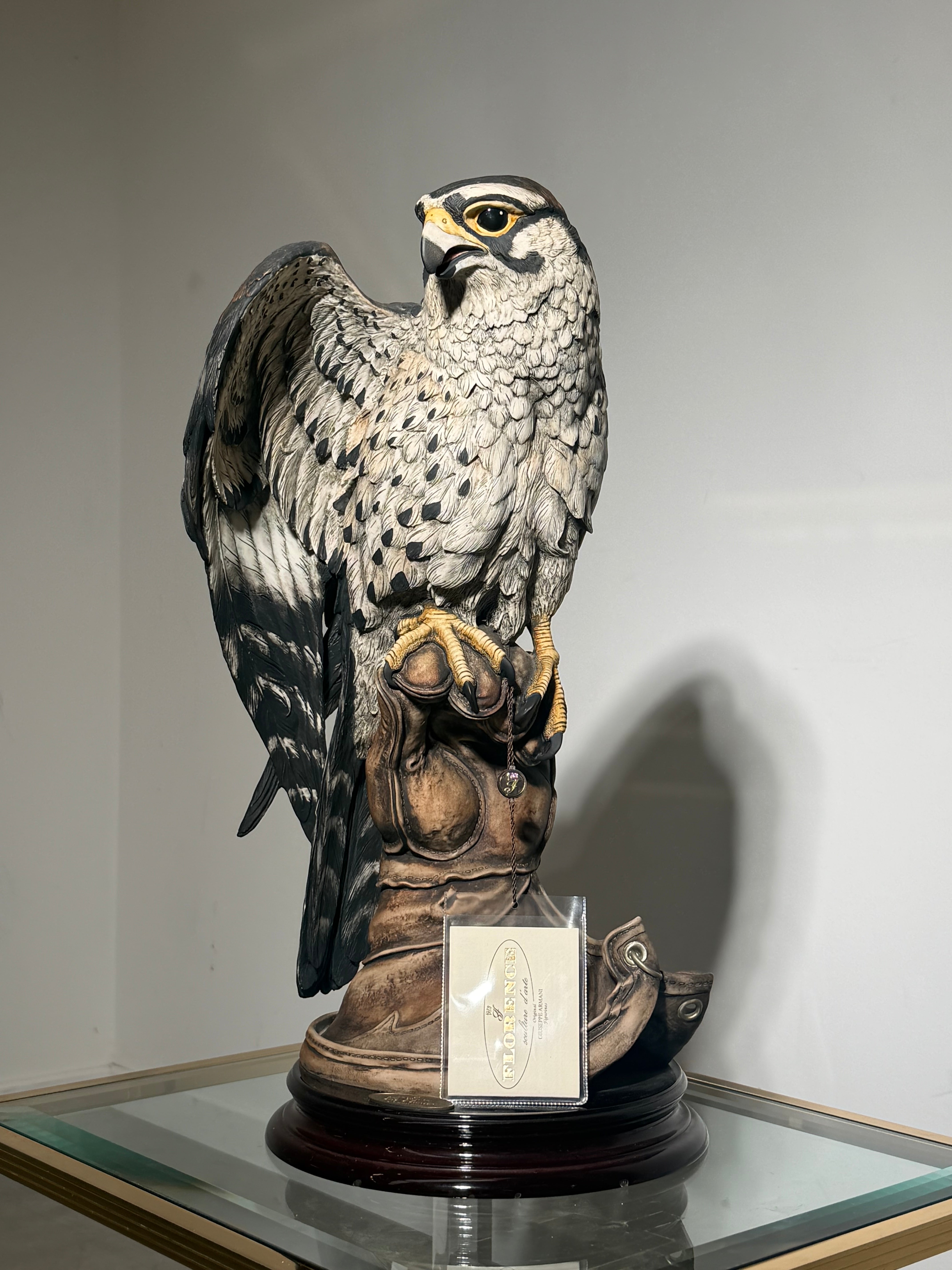 Florence Giuseppe Armani Falcon Sculpture – Limited Edition (No. 1500)