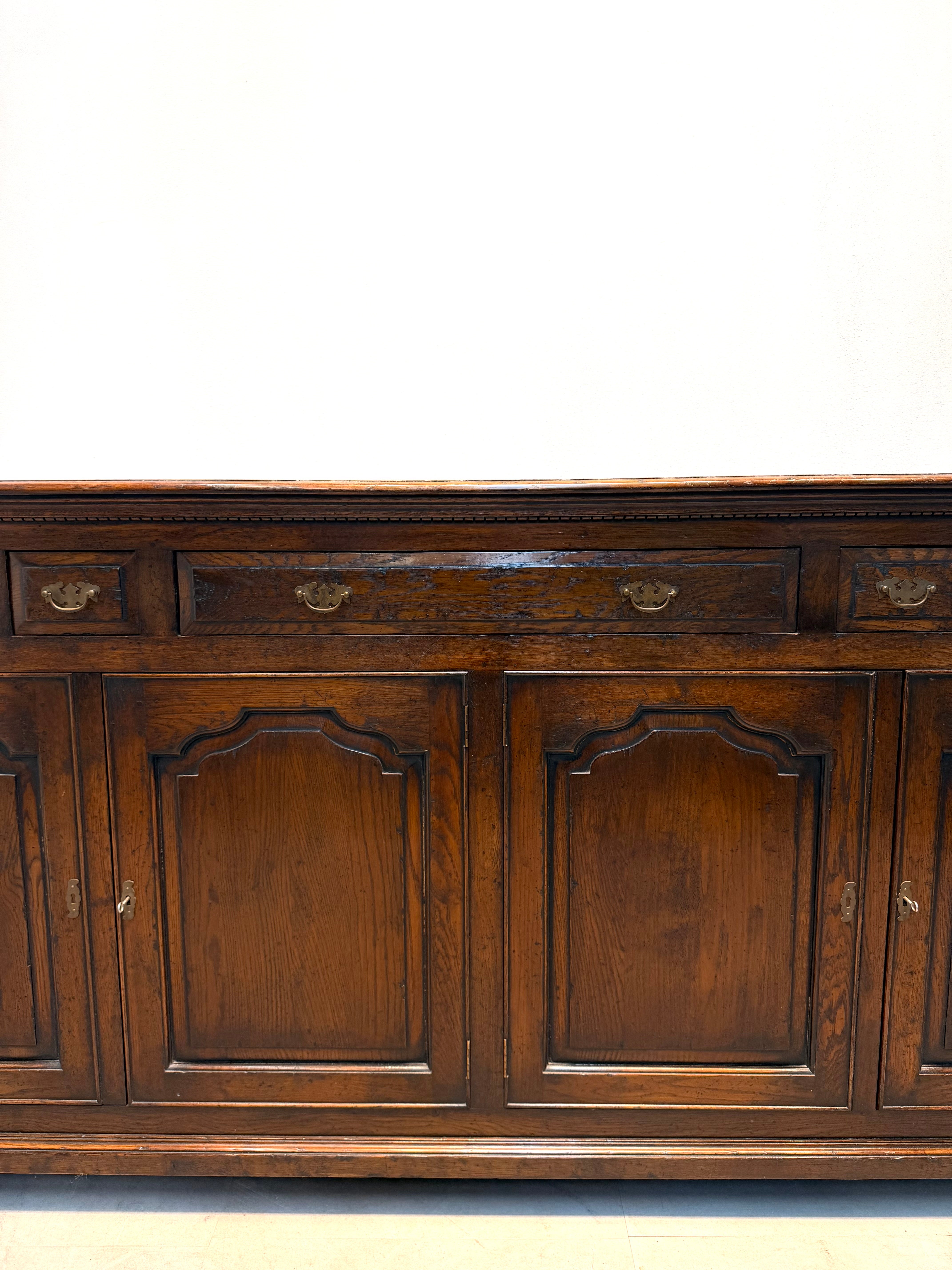 Old New England Oak Sideboard