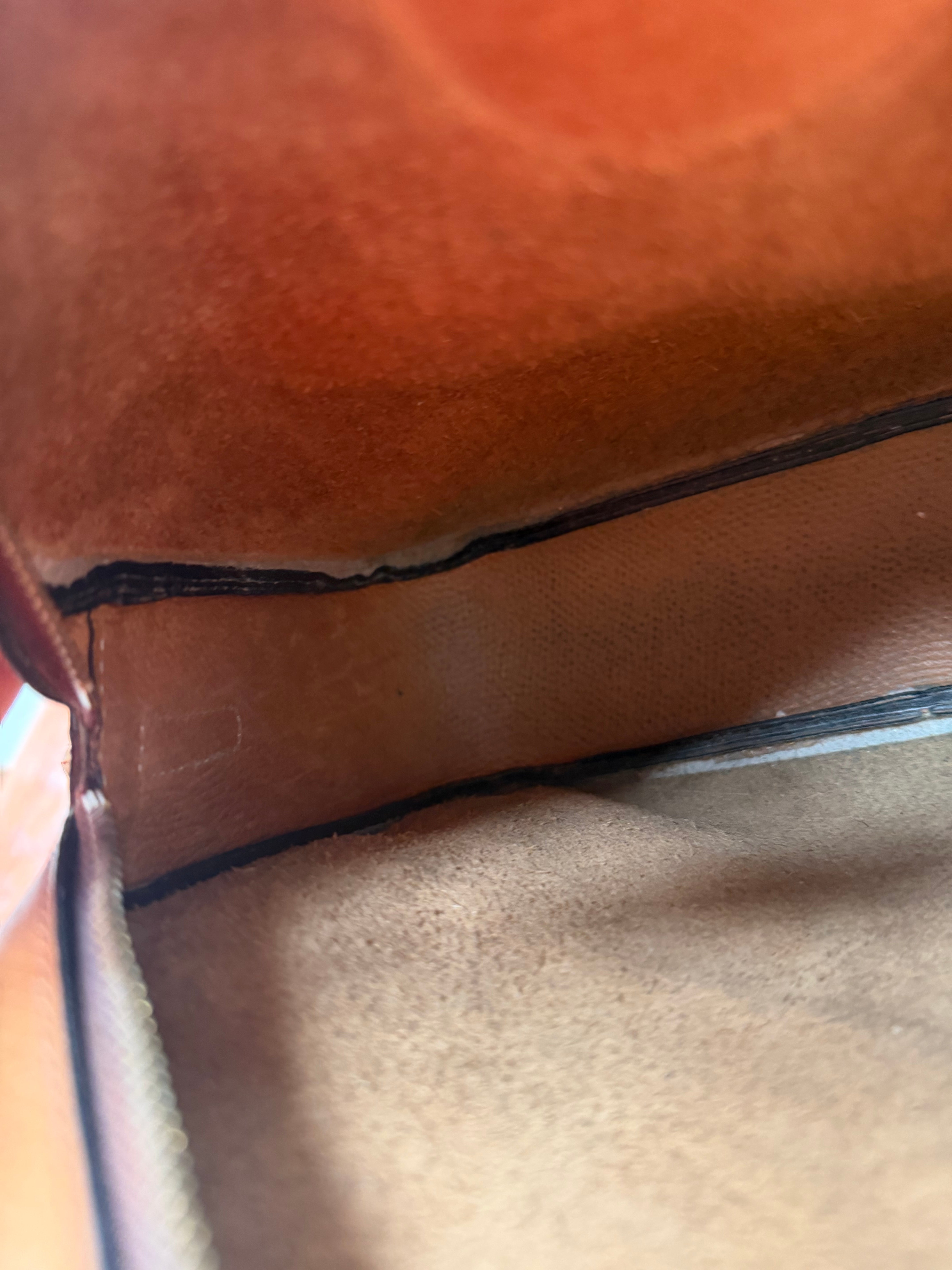 Delvaux Cognac Crossbody