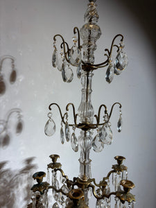 Pair of very large crystal Chandeliers