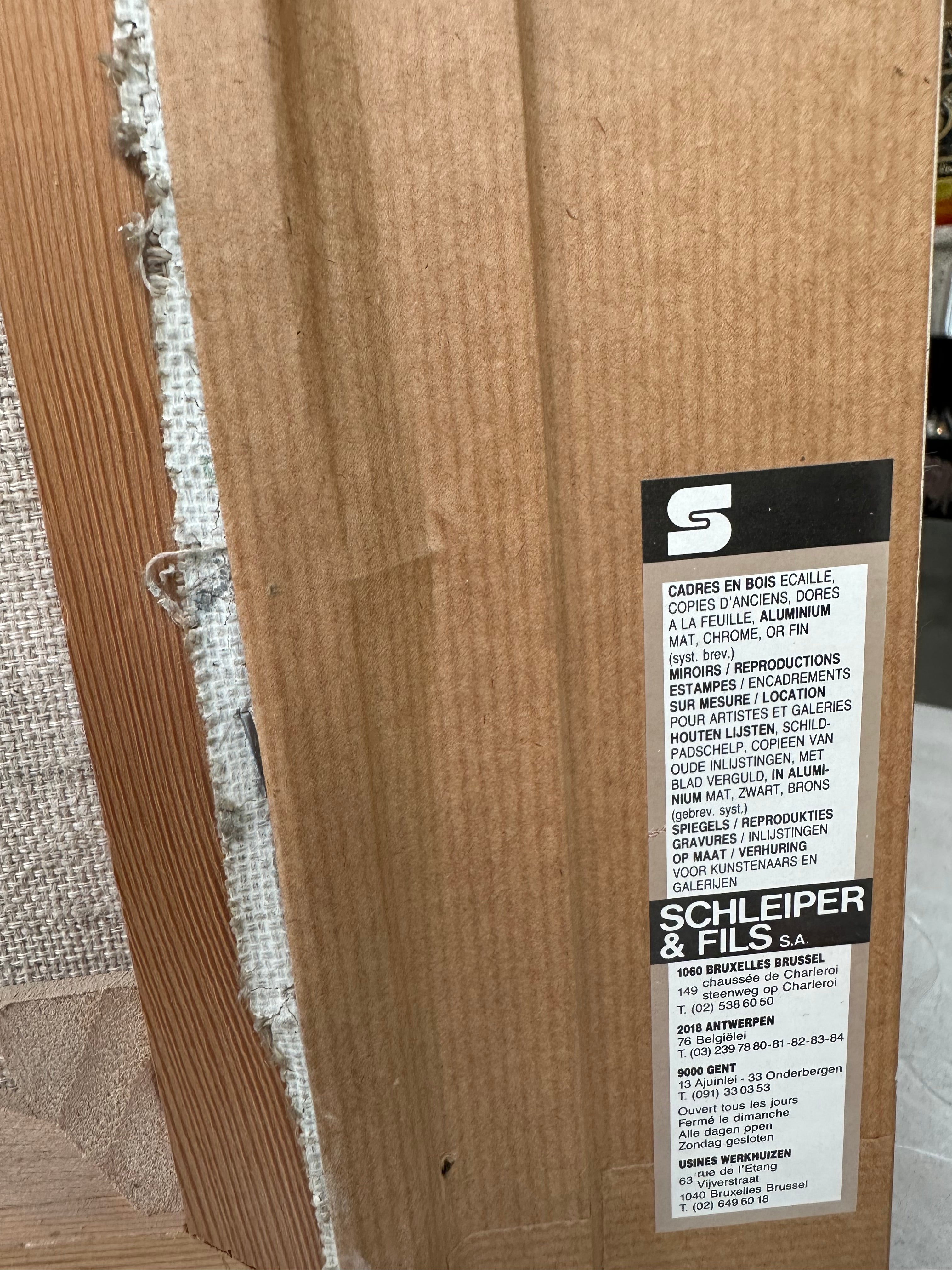 "LLD" Framed Oil on Canvas