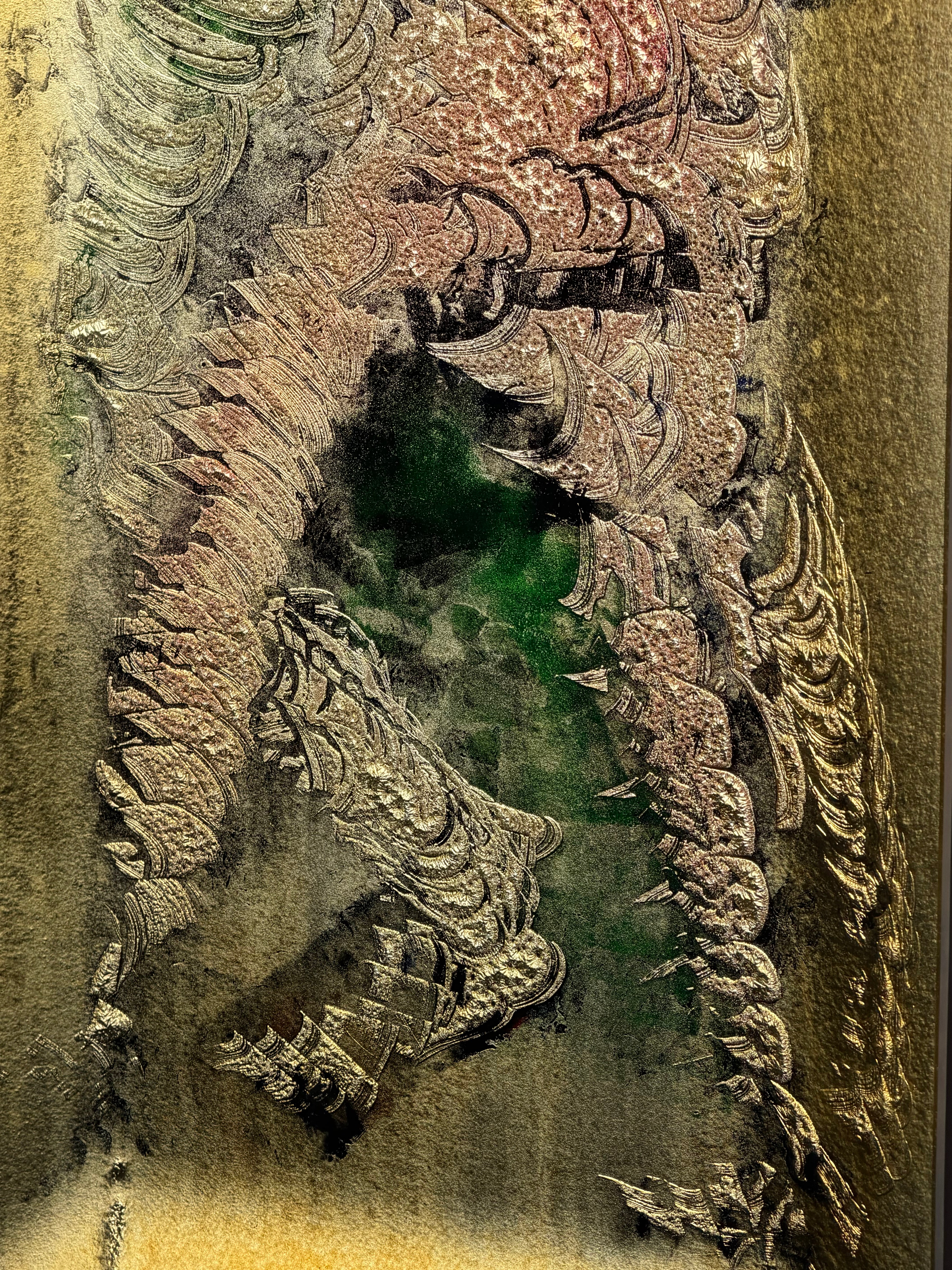 Carlo Pagani – Sculptural Glass Wall Panel, Italy, 67 × 30 cm