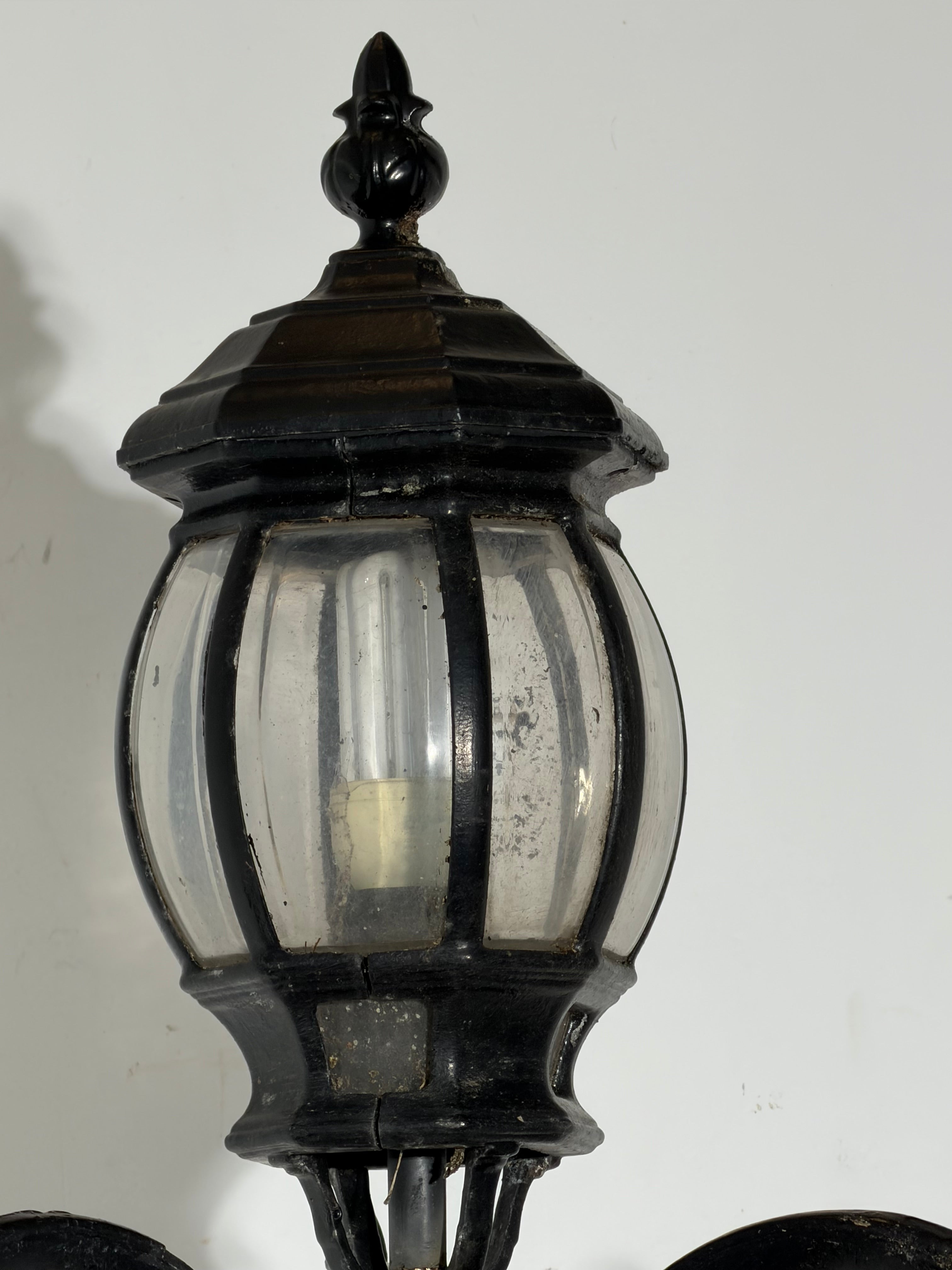 Vintage Cast Iron Street Lamp Post – 245 cm