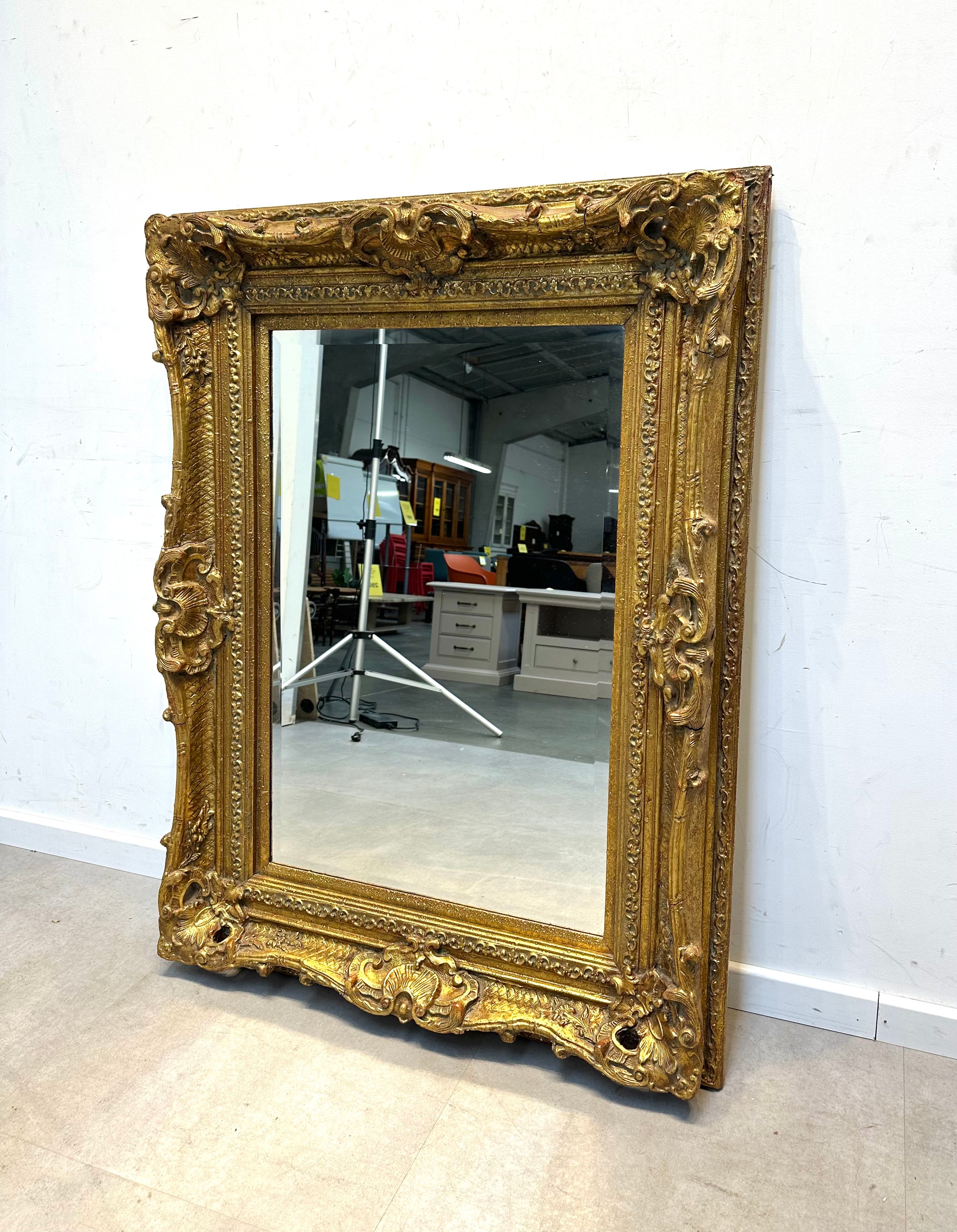 Antique Gilded Mirror