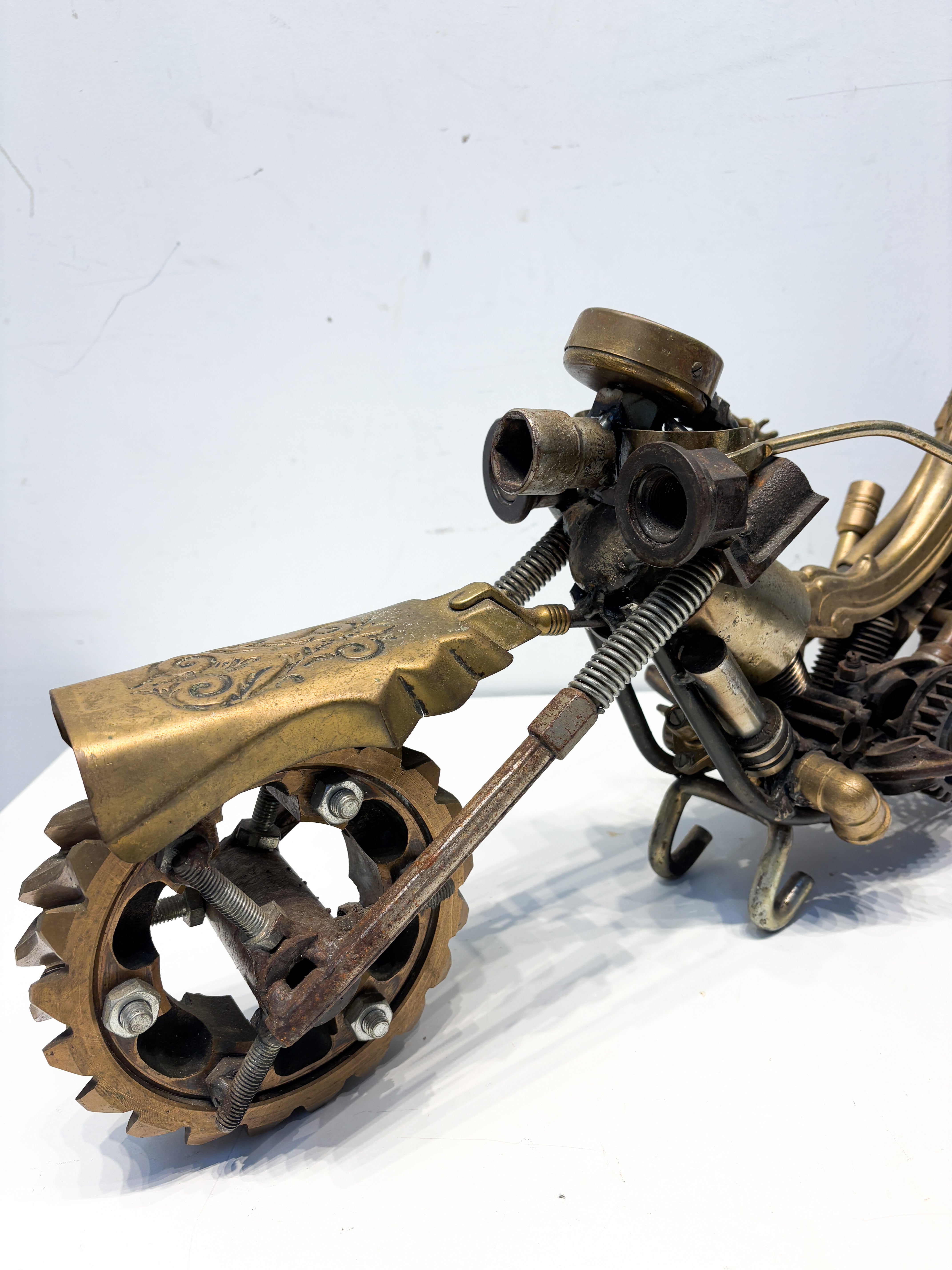 Art du métal de la moto