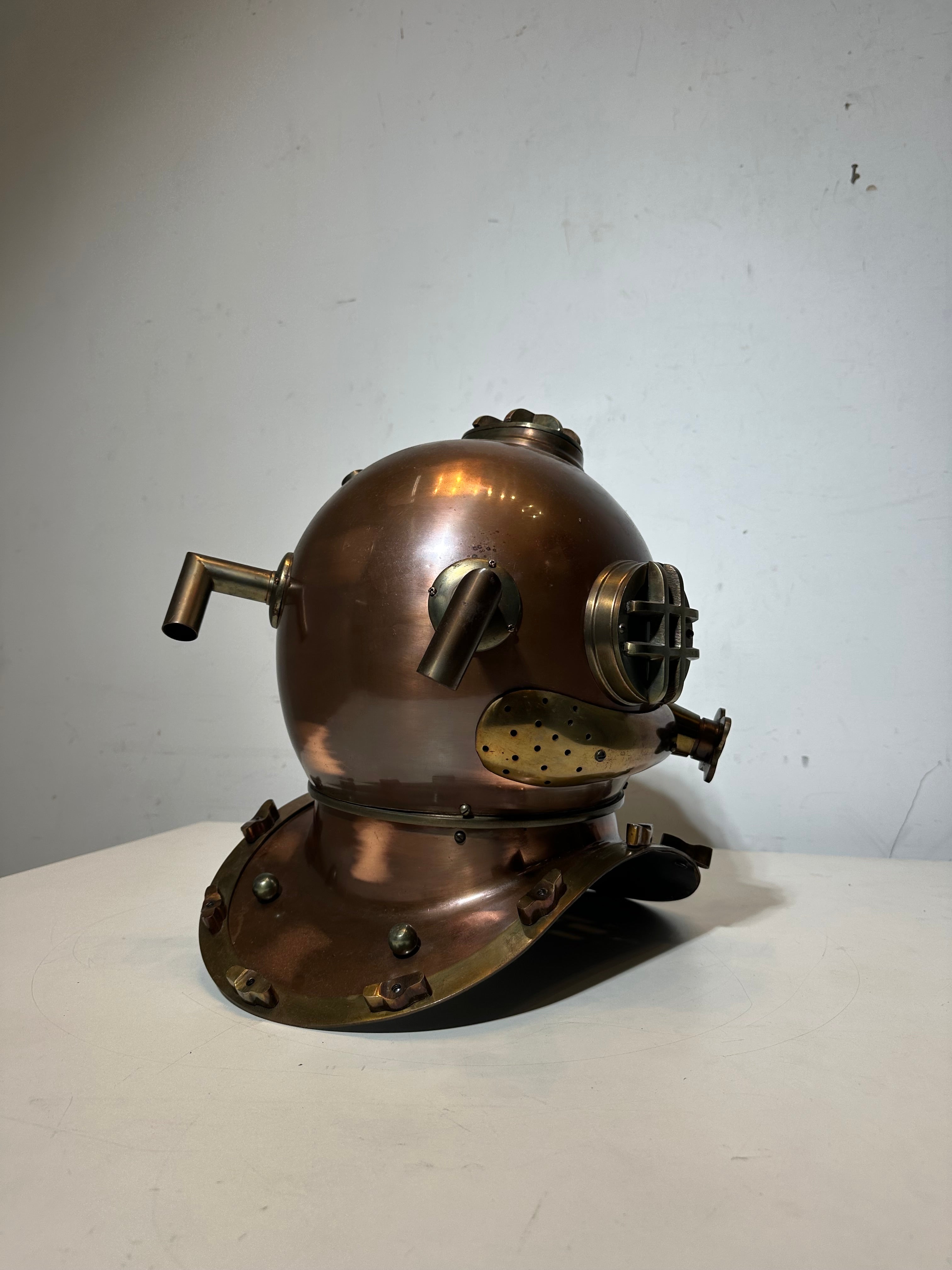 Vintage US Navy Mark V duikhelm