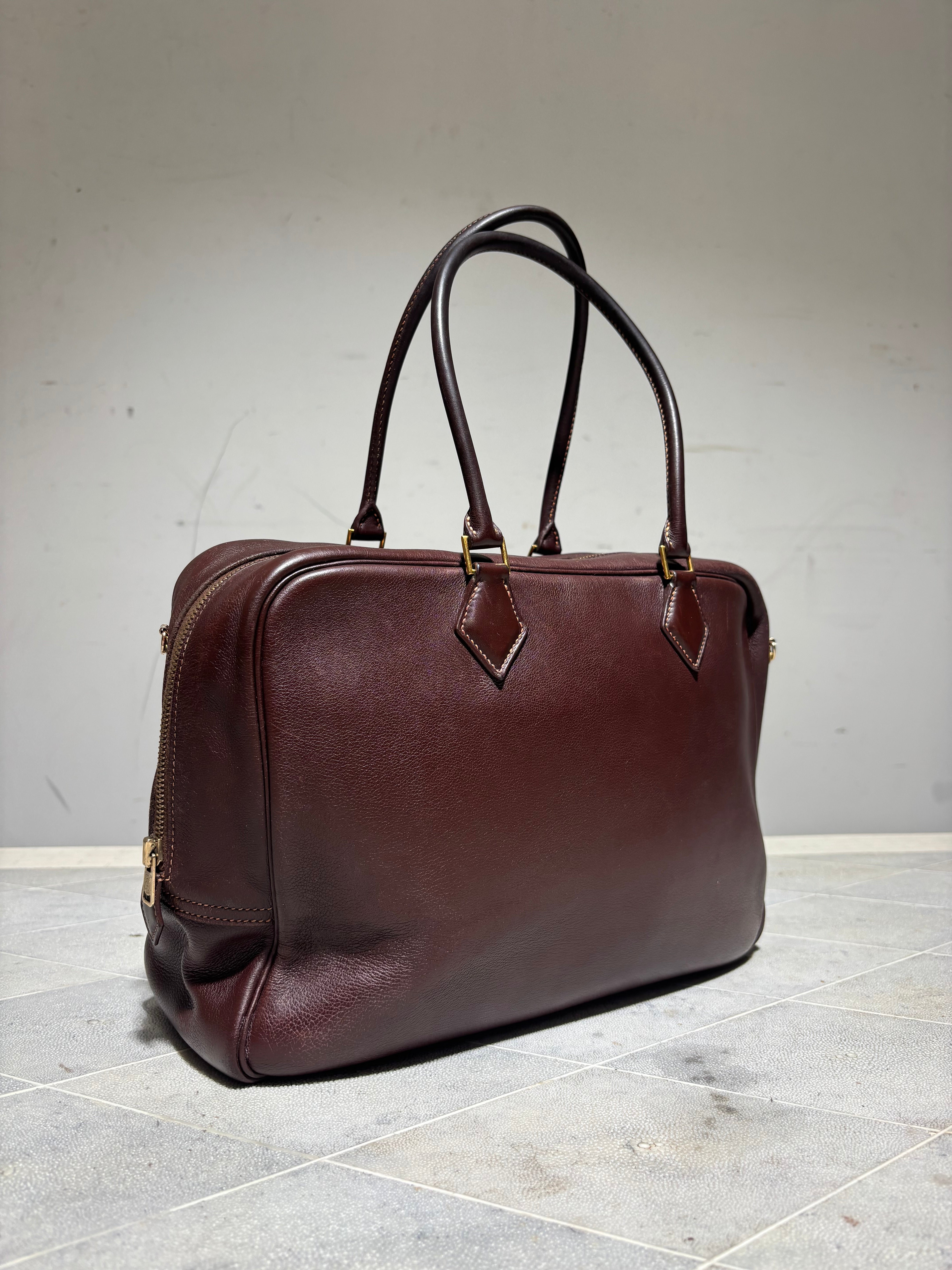 Hermès Plume Handbag – Chocolat Brown