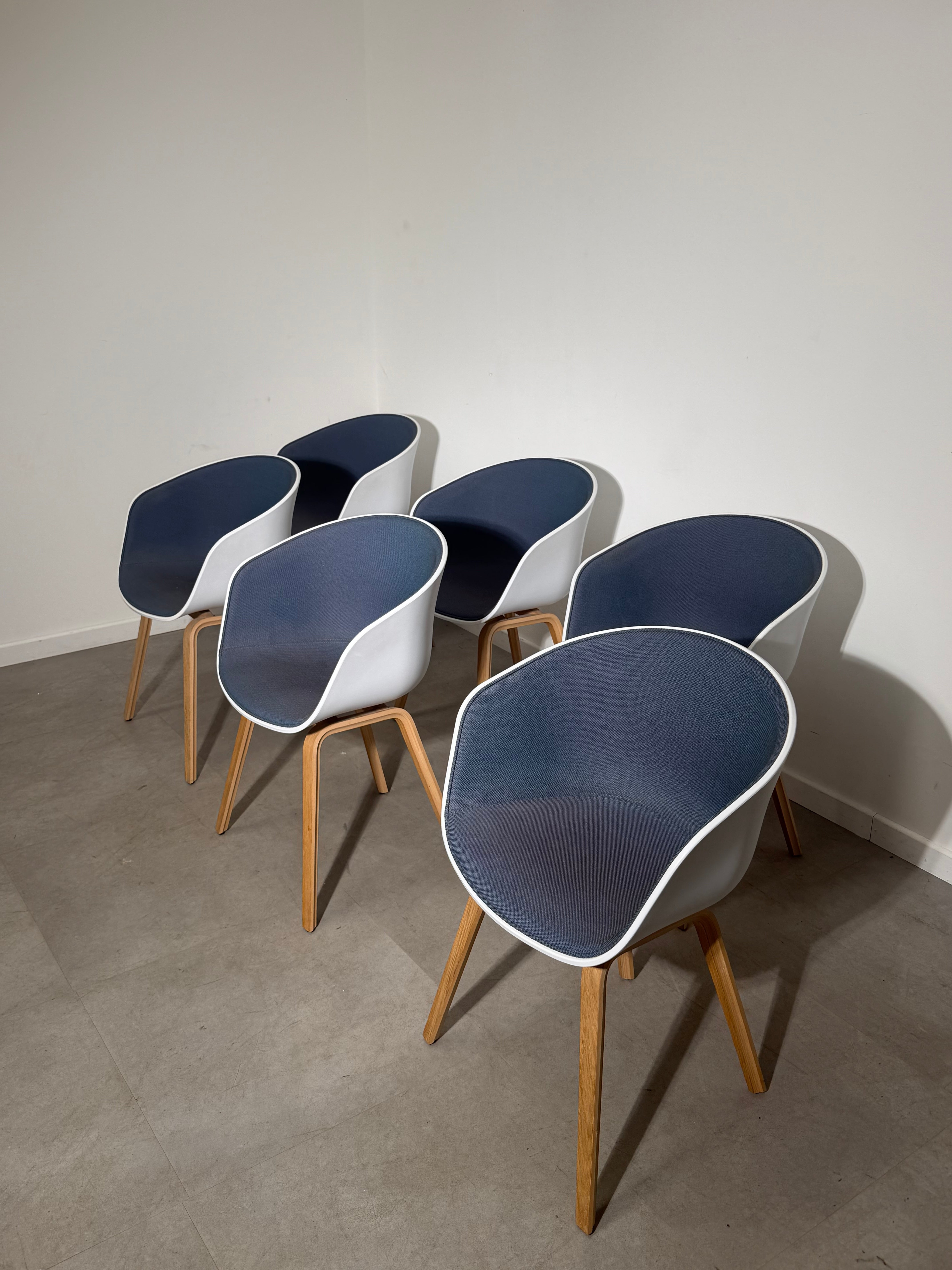 Set of 6 HAY About A Chair AAC 222 2.0 Dining Chairs