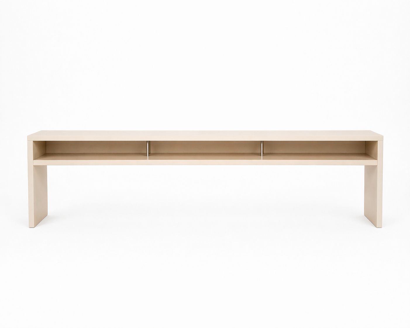 Minimalist Cream Console Table