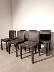 Set of 6 Ligne Roset Zanzibar Dining Chairs