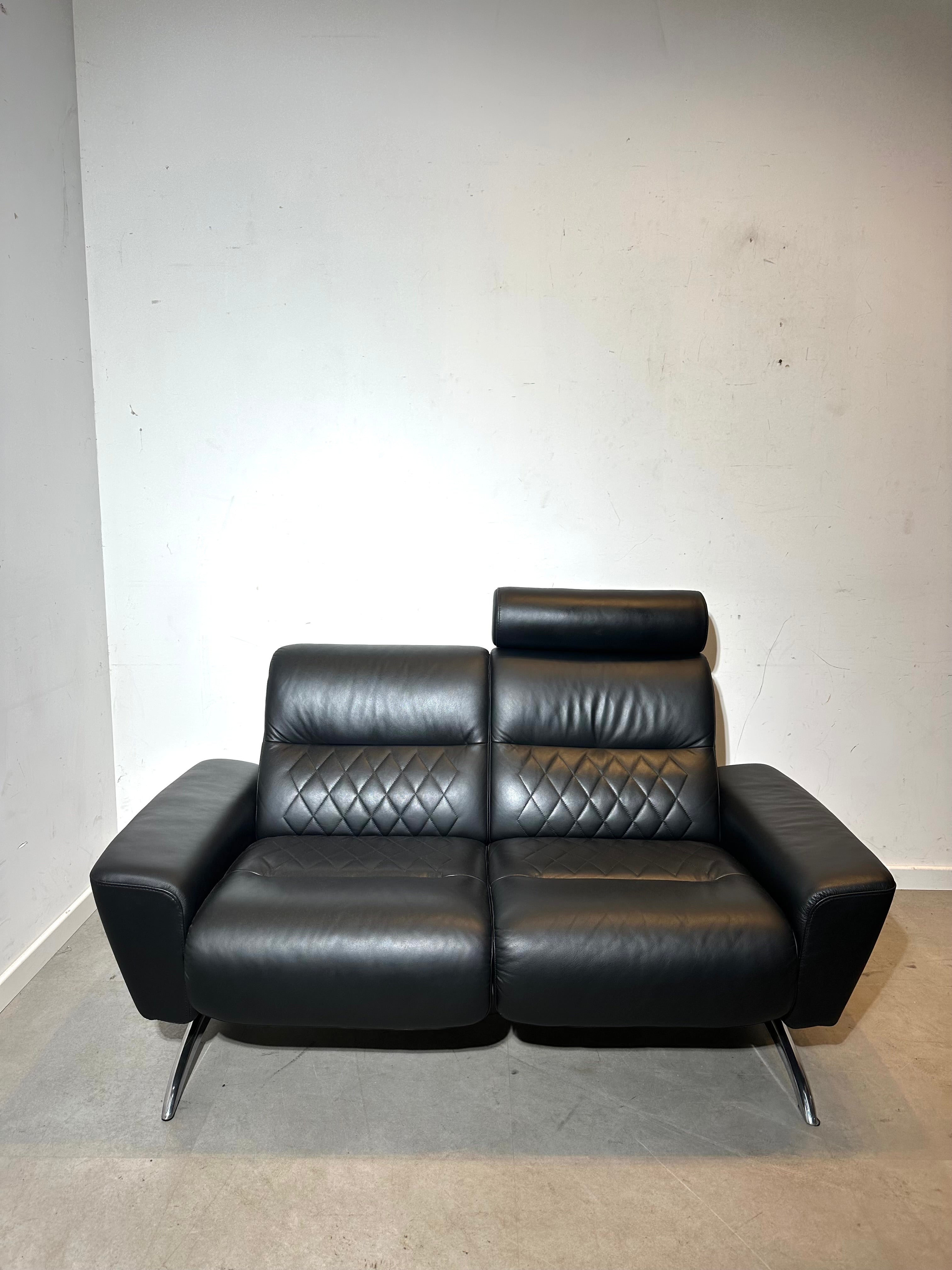 Stressless 2-seat sofa – black leather
