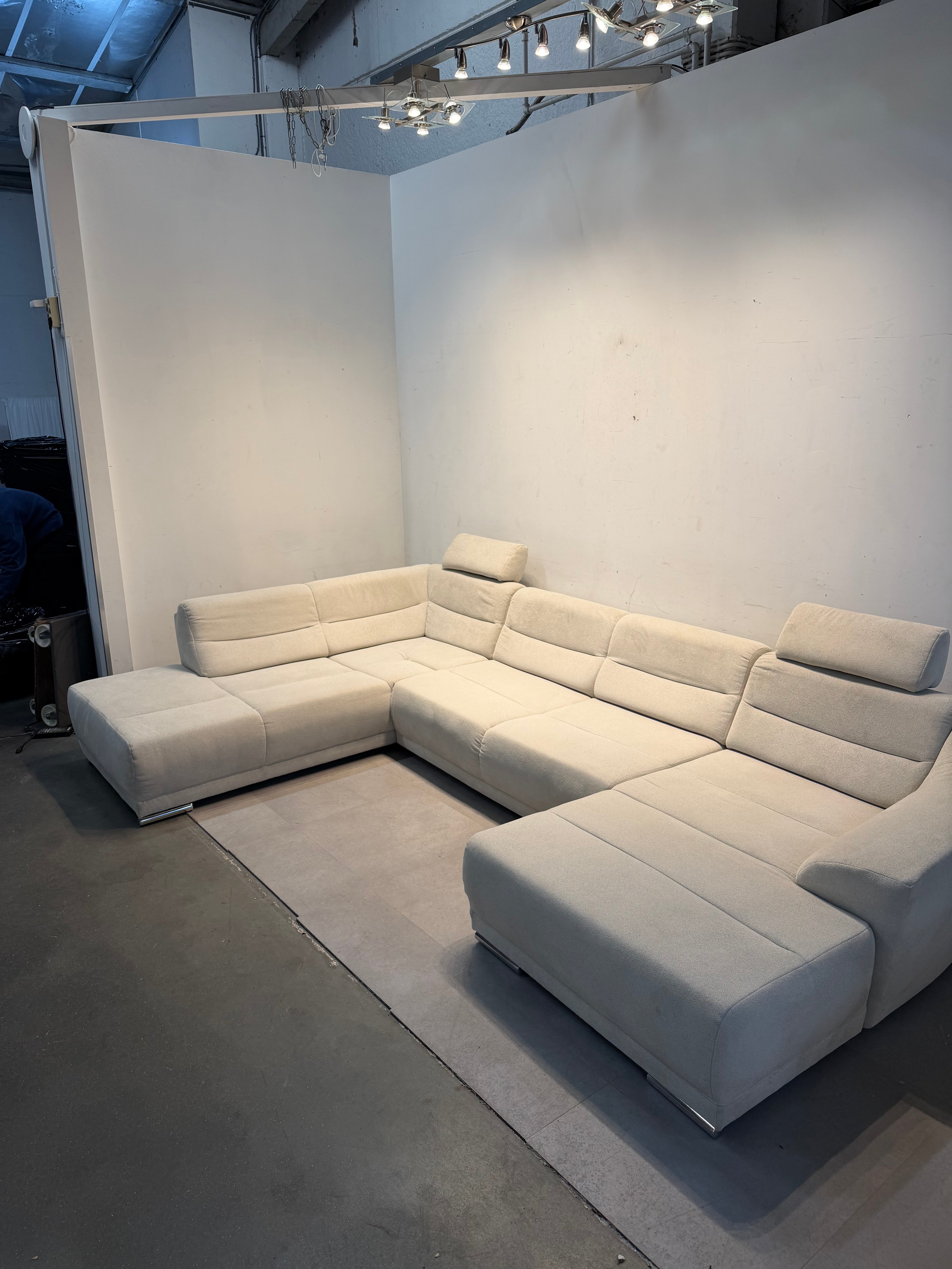 Beige XL Corner Sofa – 360 × 230 × 92 cm