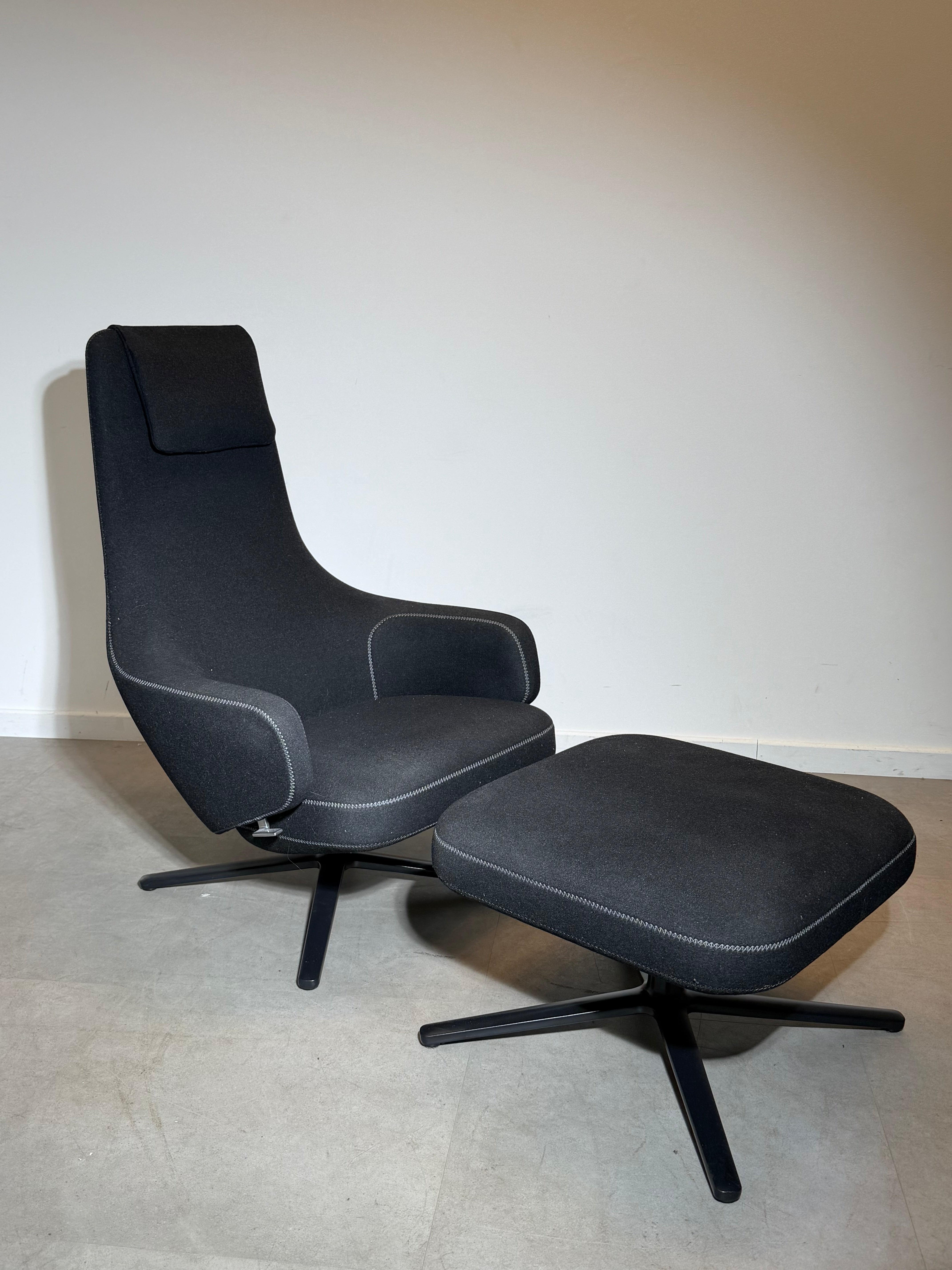 Vitra Repos Lounge Chair with Ottoman – Antonio Citterio