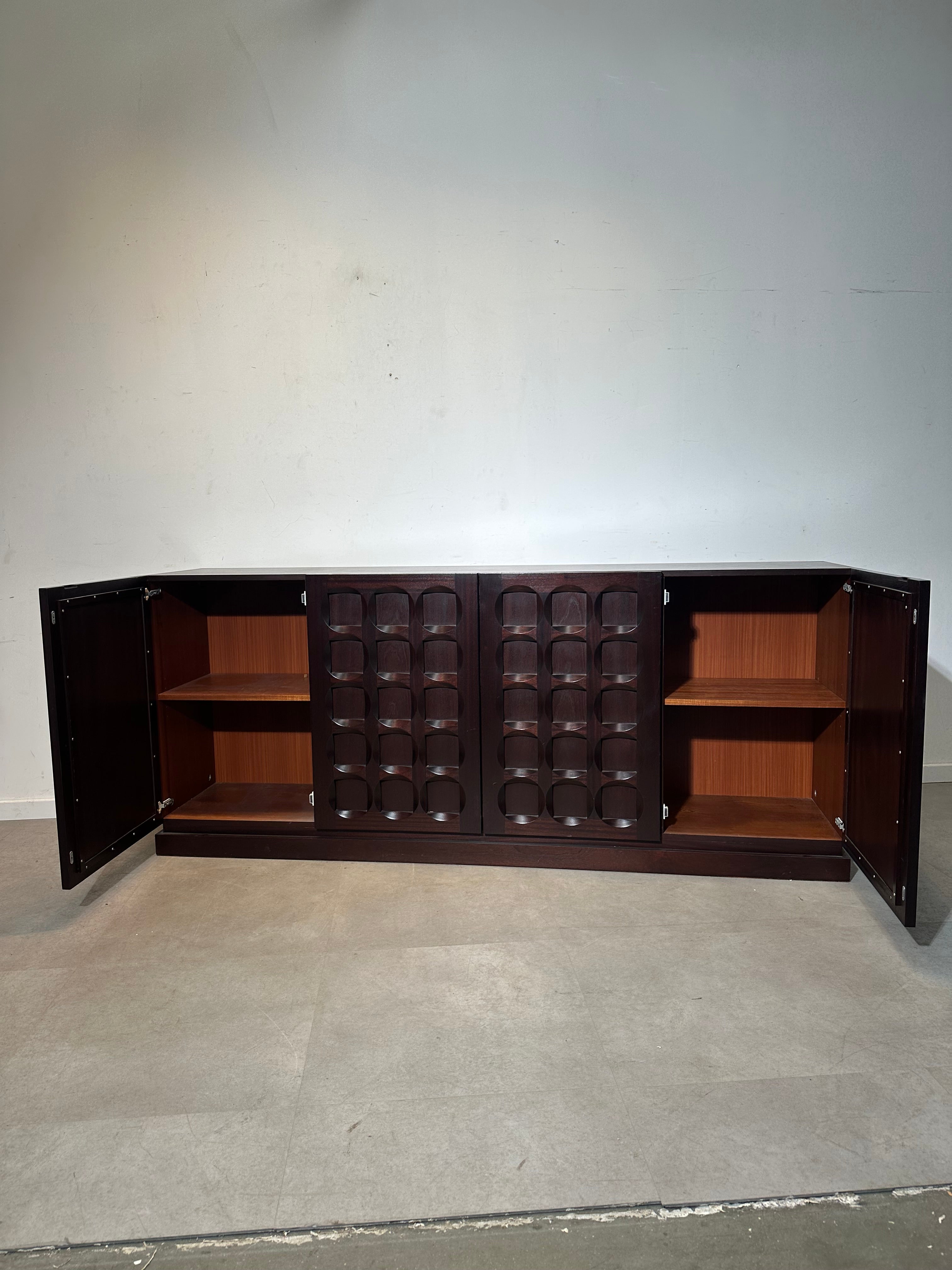 « Crédence » brutaliste vintage