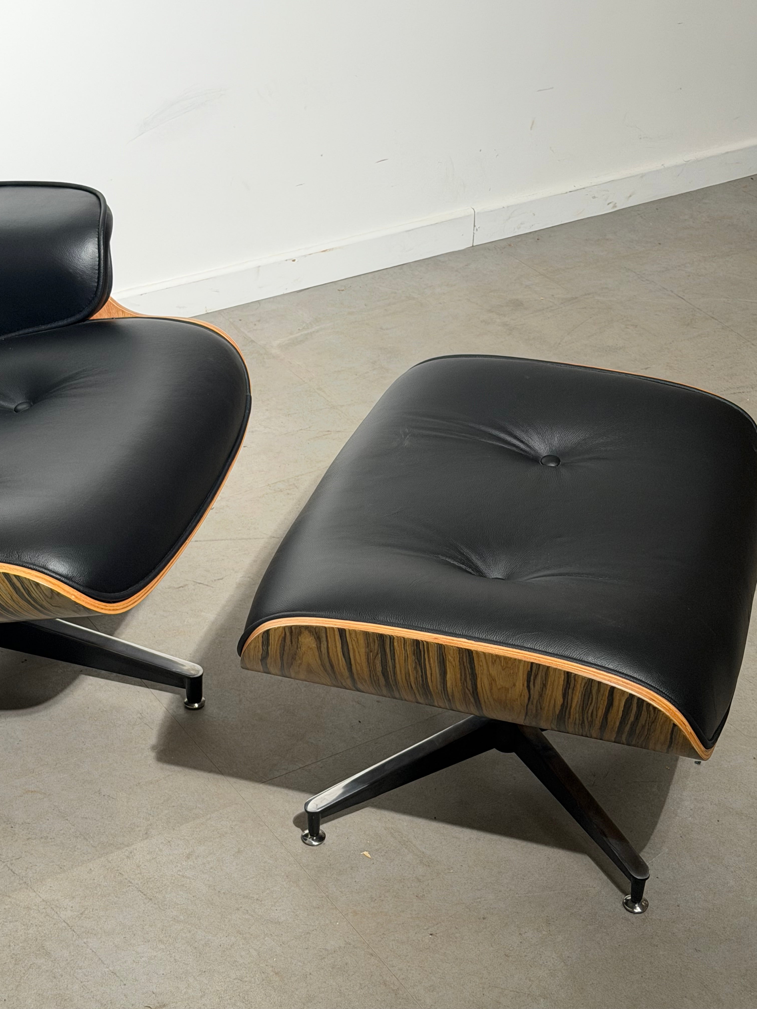 Eames Lounge Chair & Ottoman Replica – Rosewood Finish