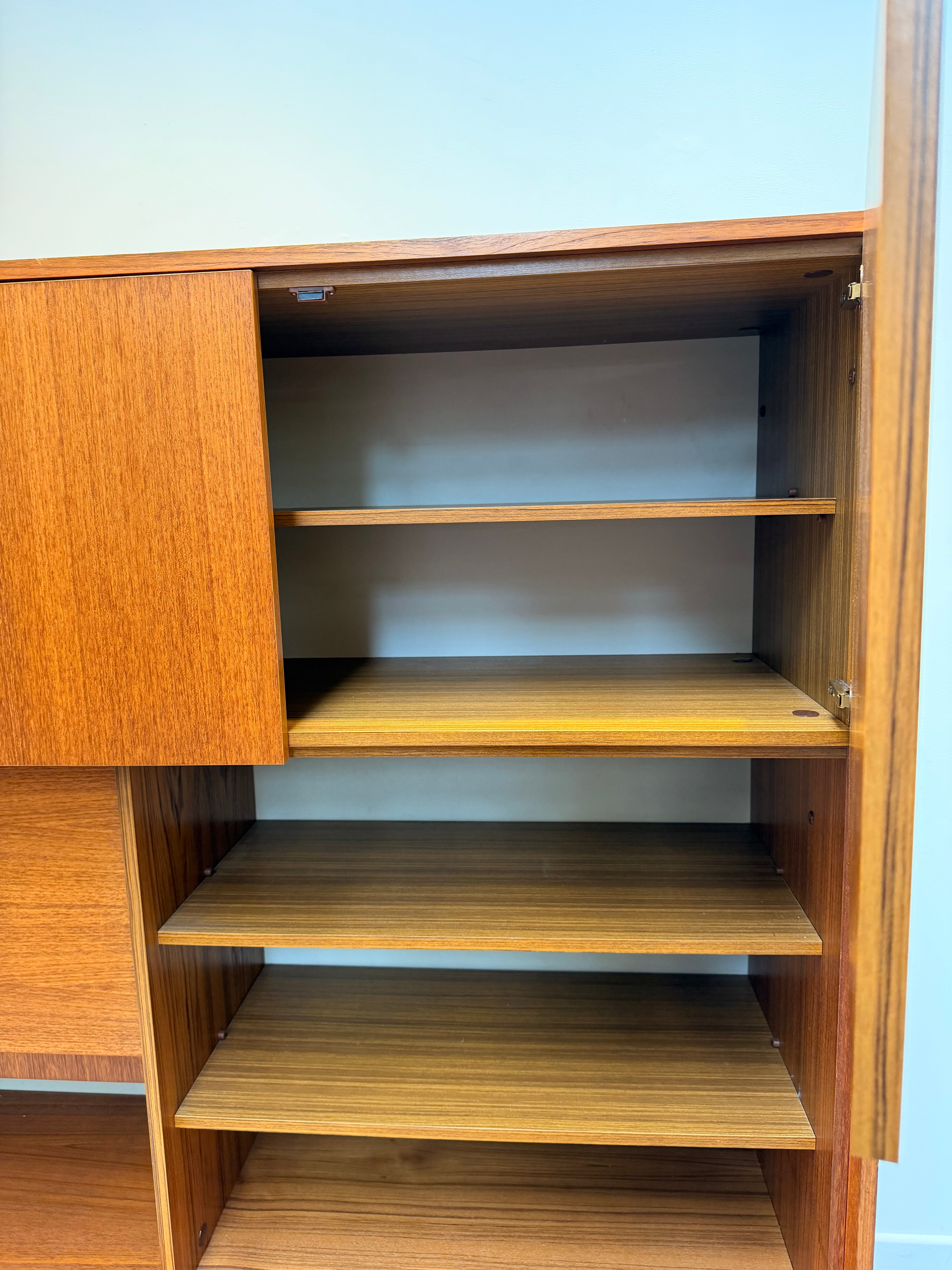 Danish Mid-Century Modern Teak Wall Unit