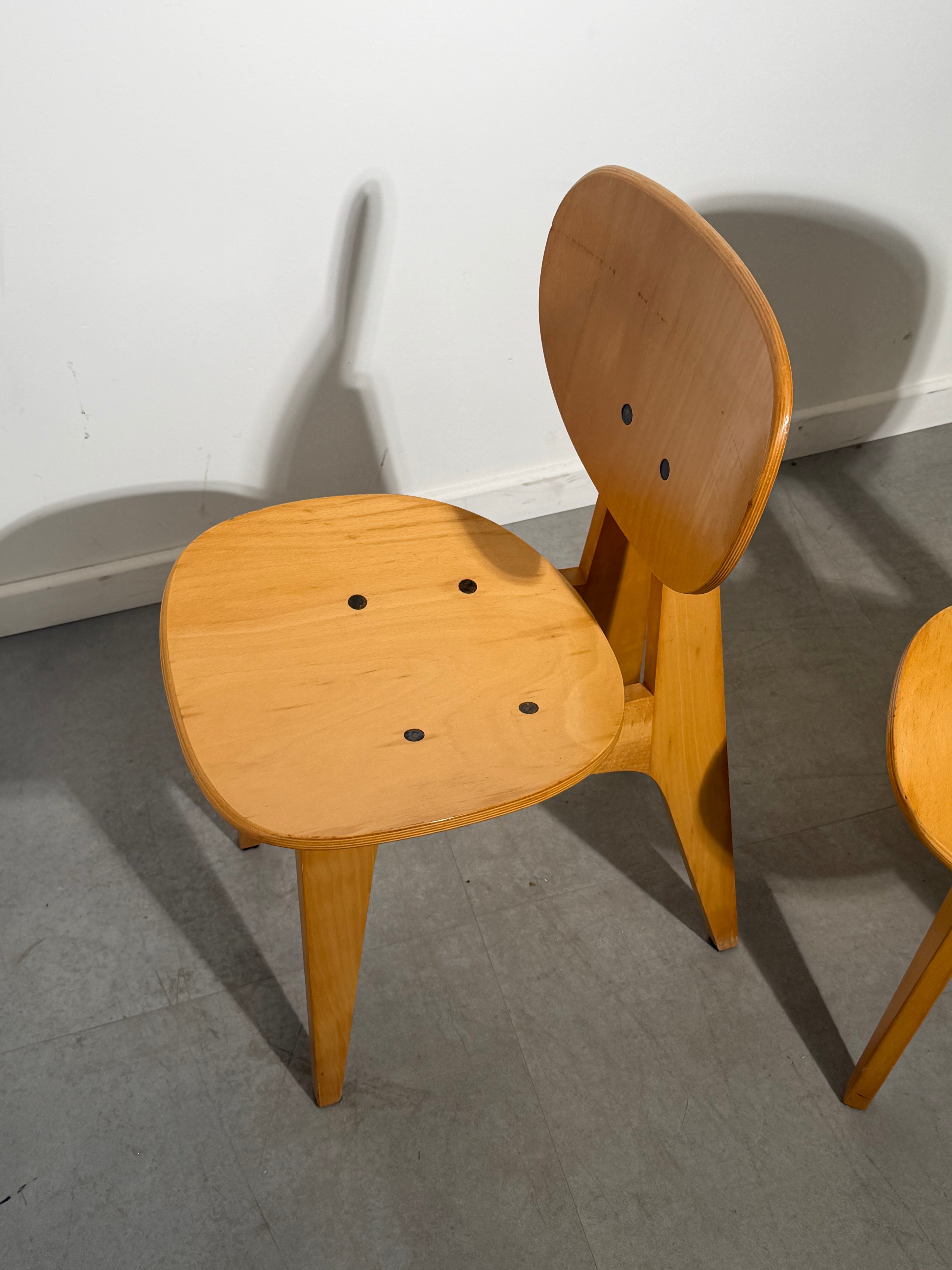 Vintage Junzo Sakakura Model 3221 Chairs for Tendo Mokko – Japan, 1950s - Pair