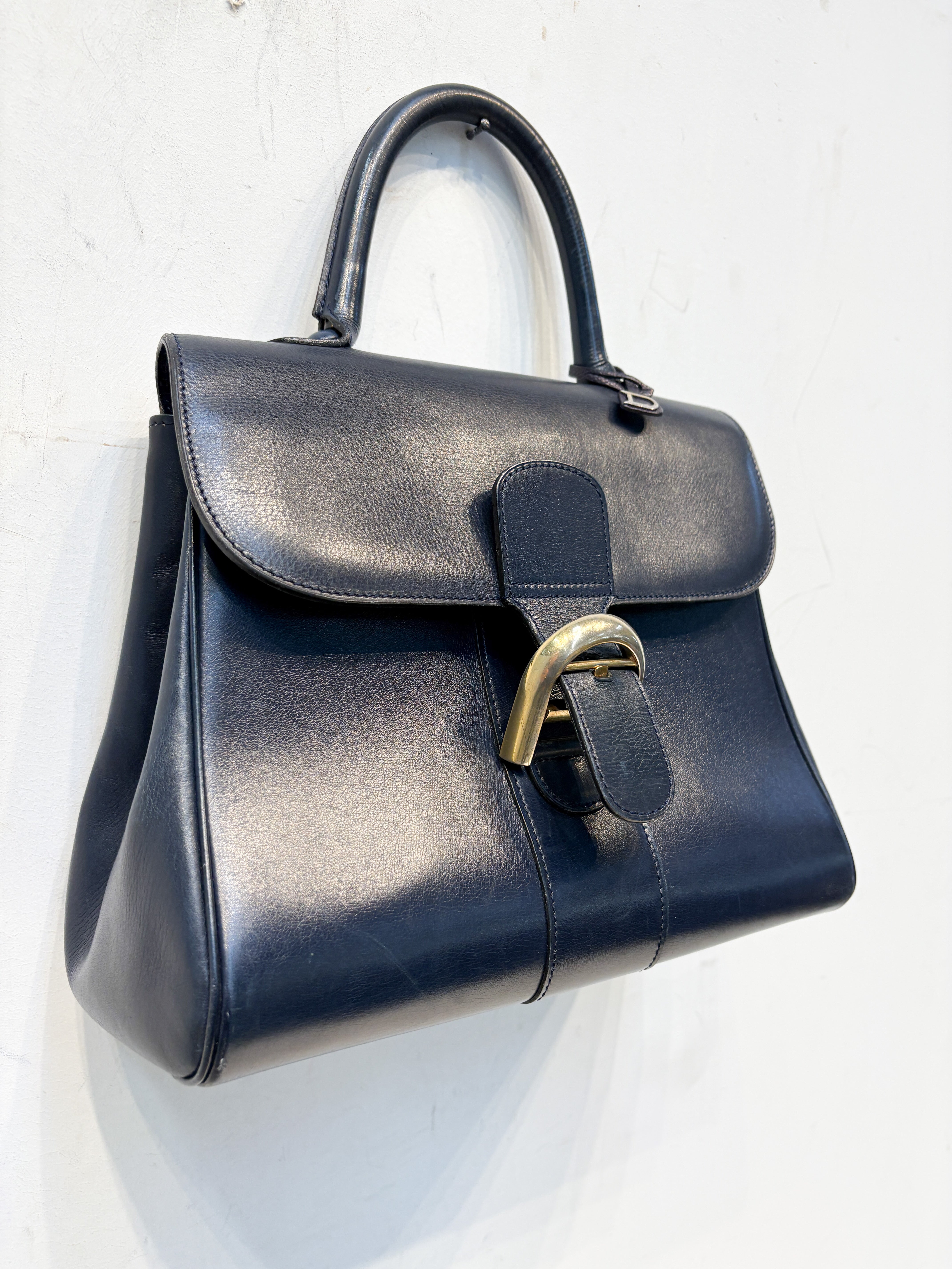 Delvaux Brilliant MM Dark Blue