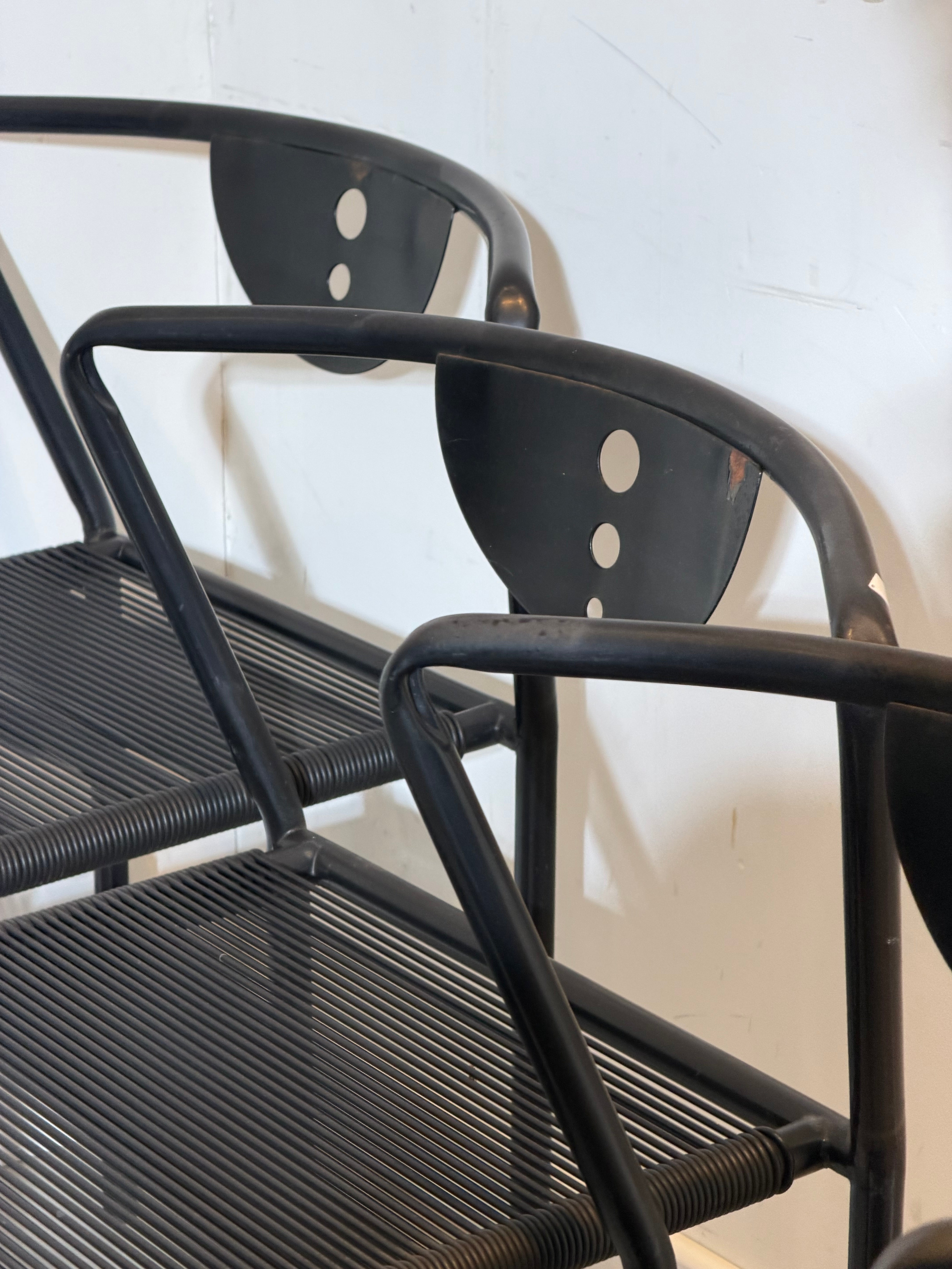 Giandomenico Belotti
Set of six ‘Spaghetti’ dining chairs
Italy, 1970s