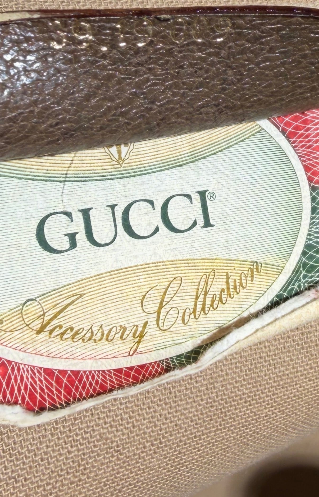 Mallette de voyage Gucci vintage – Monogramme GG