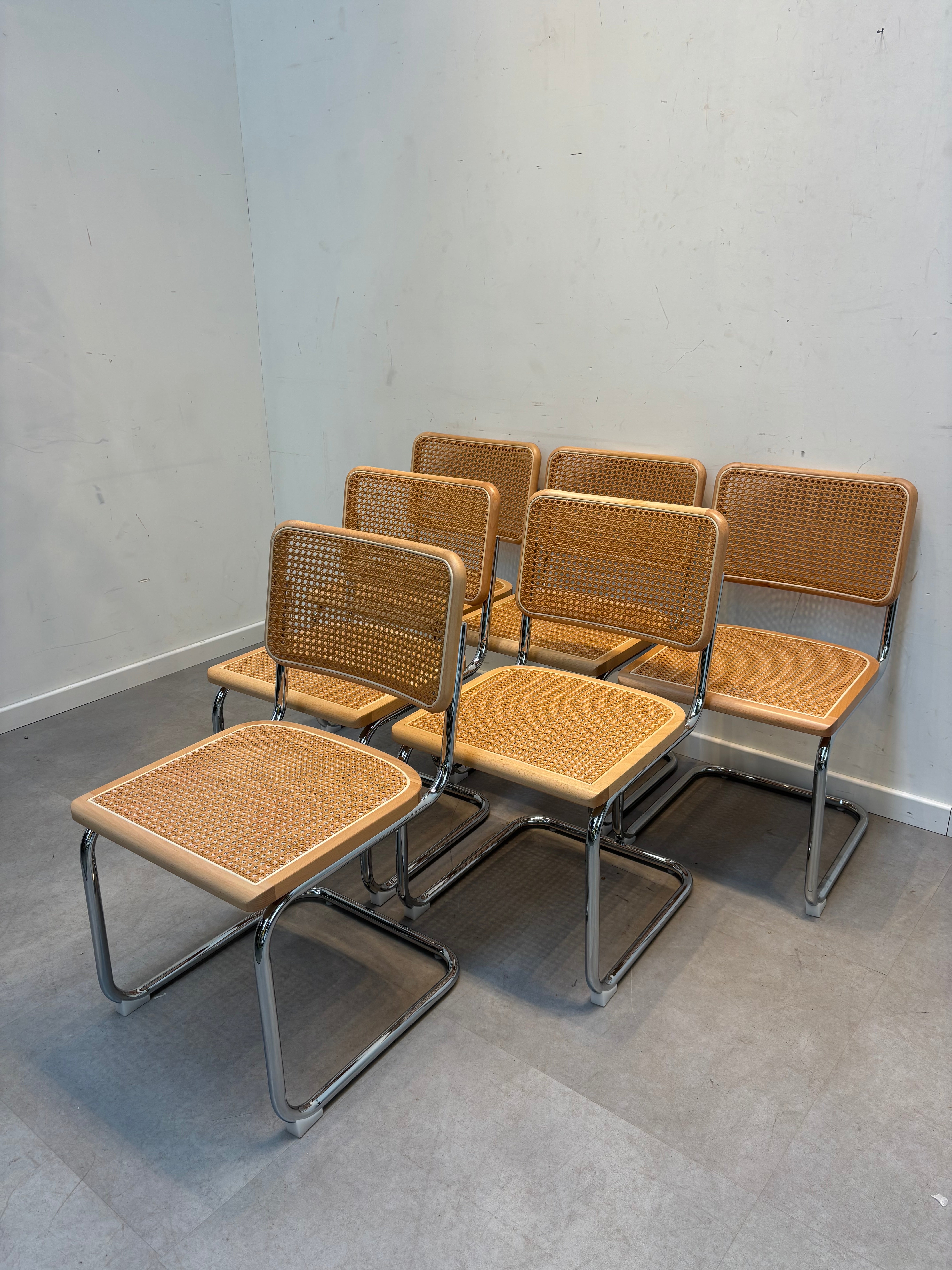 S-Chair Natural Chrome