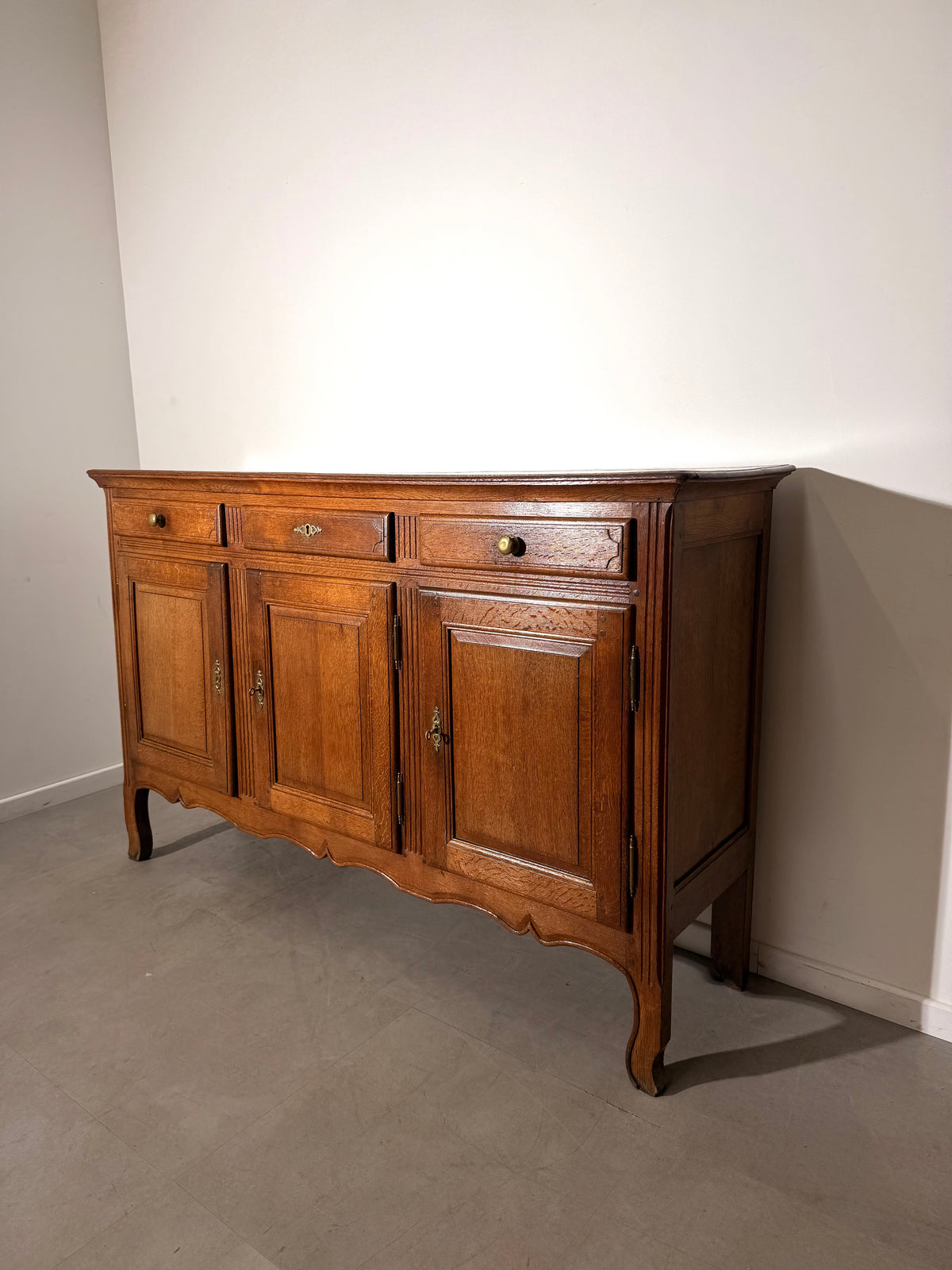 French Country Style Oak Sideboard
