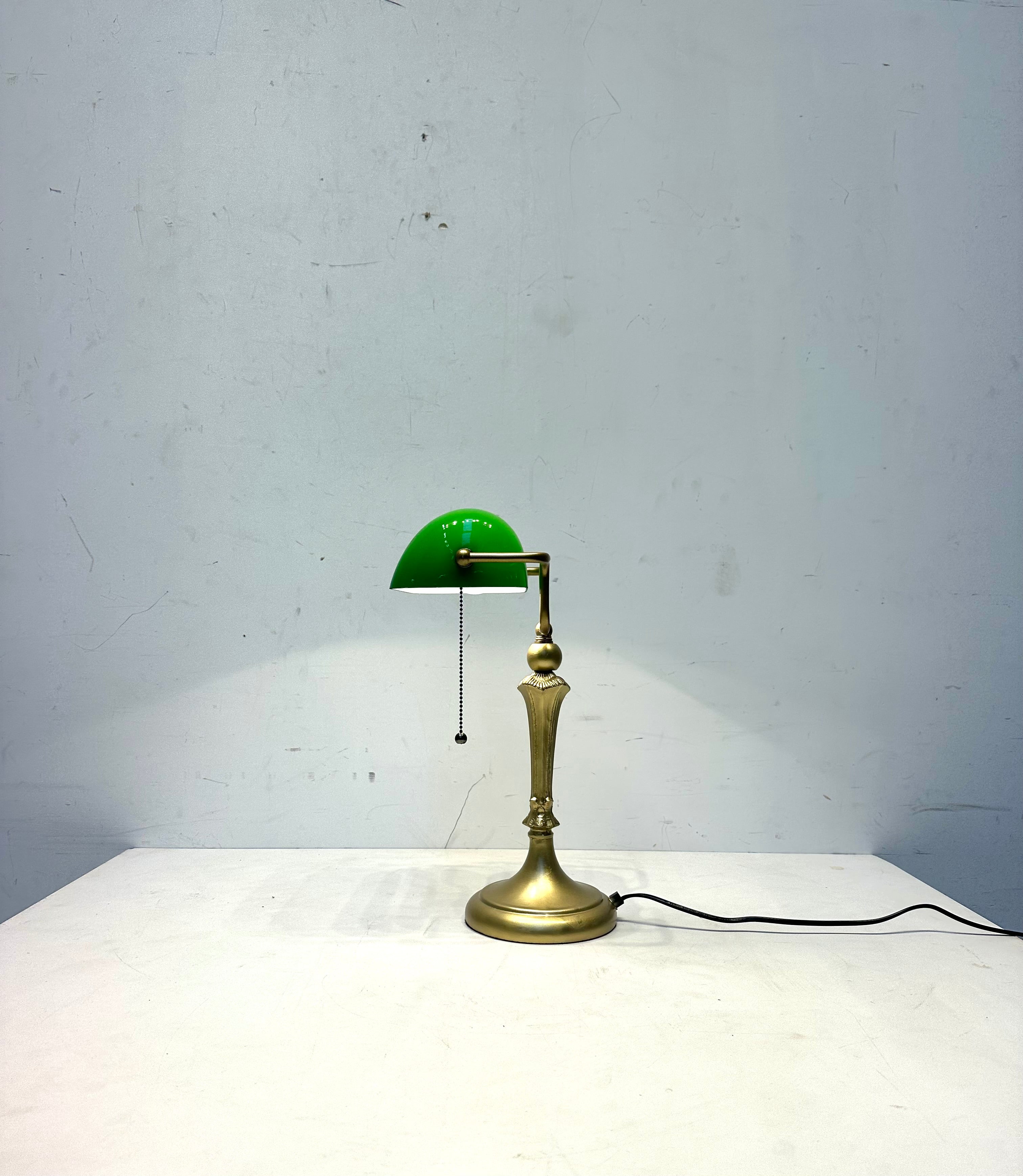 Vintage Banker’s Desk Lamp