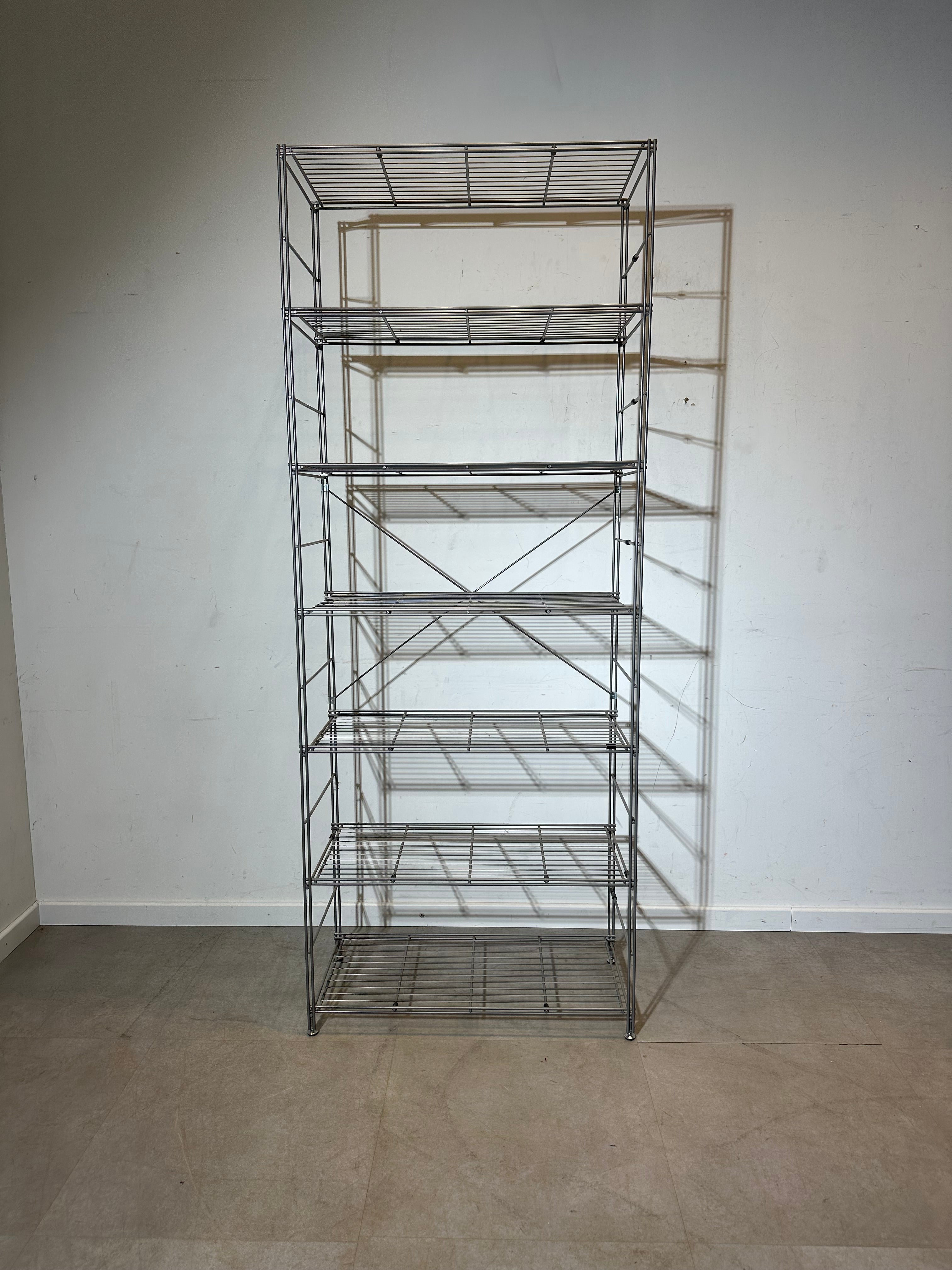 Industrial Metal Wire Shelf Unit Small