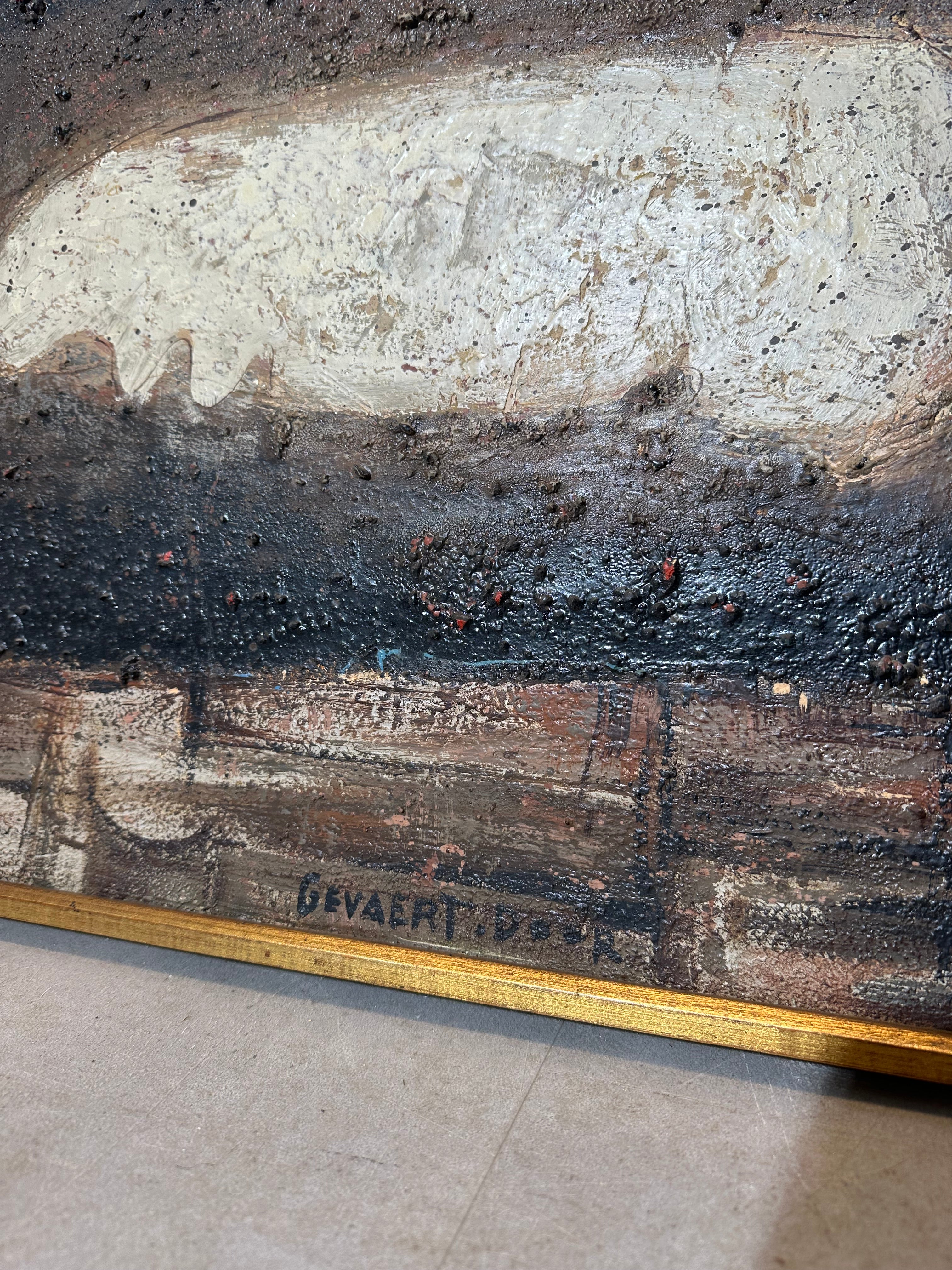 Abstract schilderij "Door Gevaert"