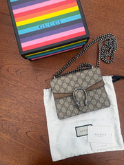 Gucci Dionysus GG Supreme Crossbody Bag – Complete Set